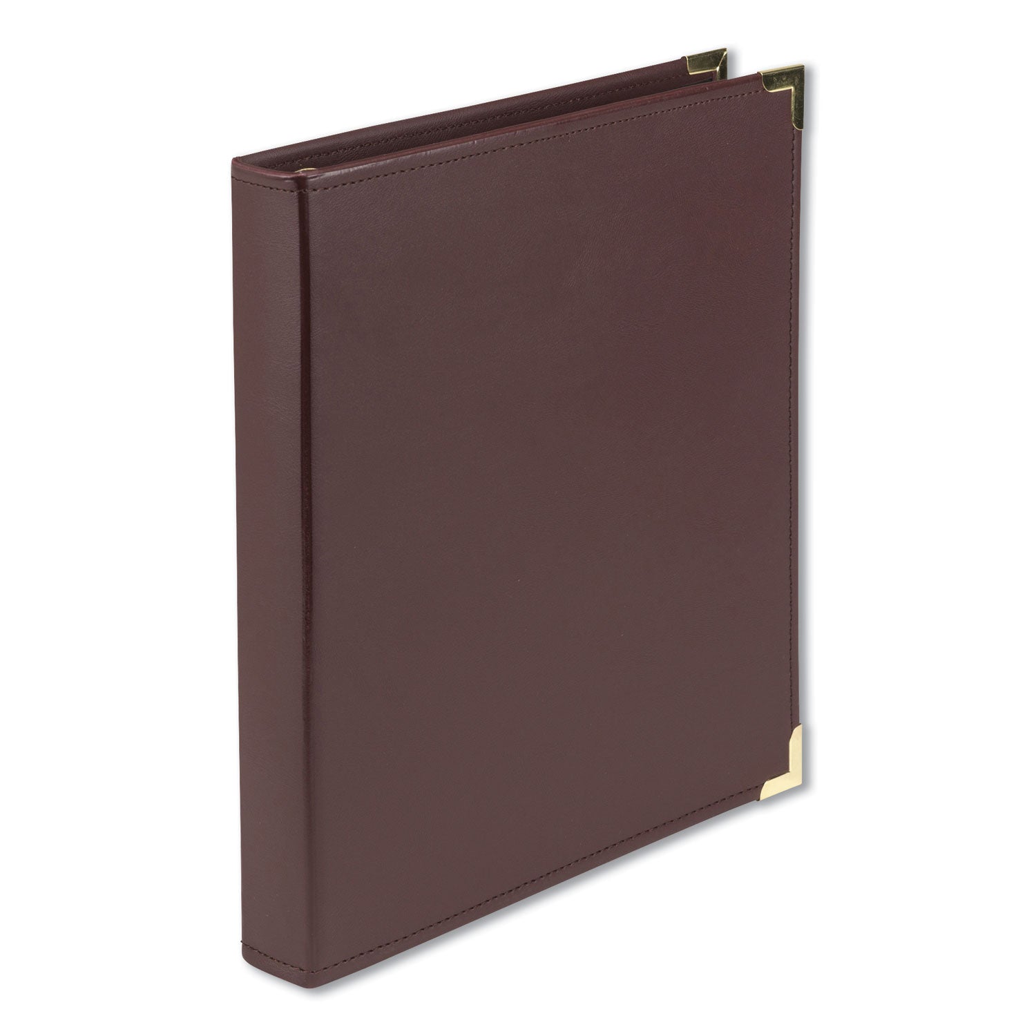 Classic Collection Ring Binder, 3 Rings, 1" Capacity, 11 x 8.5, Burgundy -