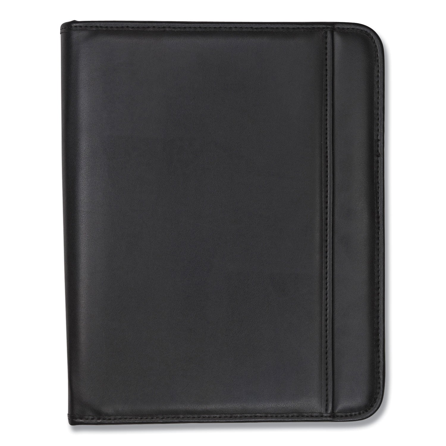 Professional Zippered Pad Holder, Pockets/Slots, Writing Pad, Black -