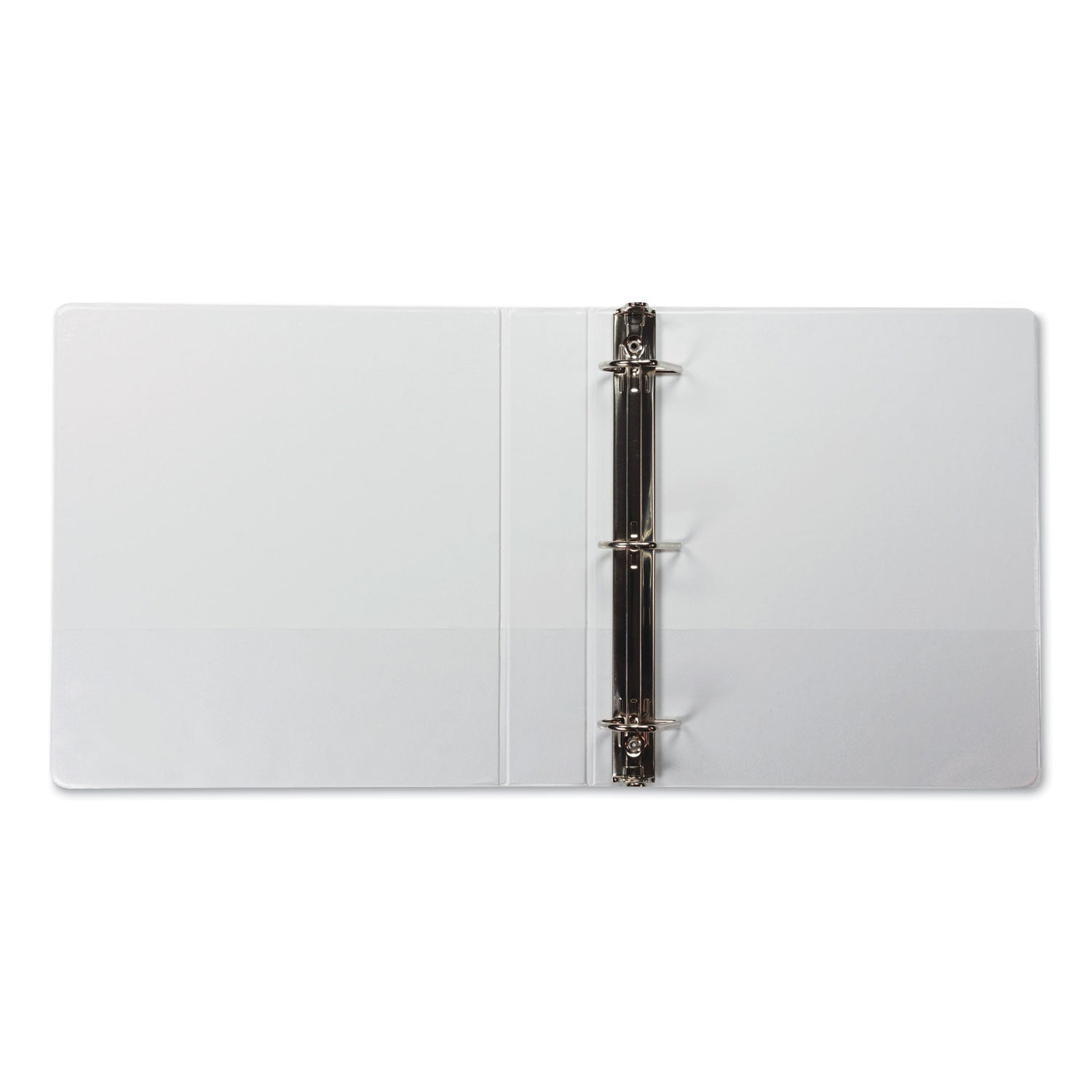 Earth's Choice Plant-Based D-Ring View Binder, 3 Rings, 1.5" Capacity, 11 x 8.5, White -