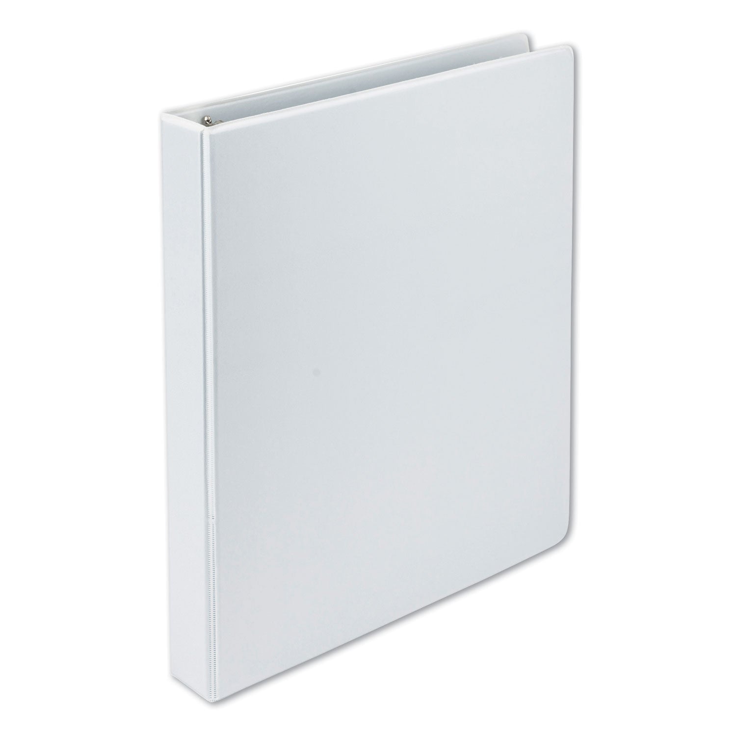 Earth's Choice Plant-Based D-Ring View Binder, 3 Rings, 1" Capacity, 11 x 8.5, White -