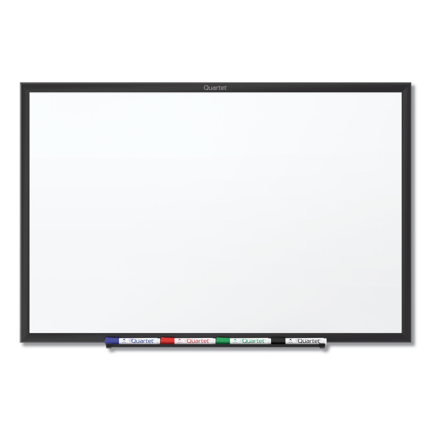 Classic Series Total Erase Dry Erase Boards, 72 x 48, White Surface, Black Aluminum Frame -