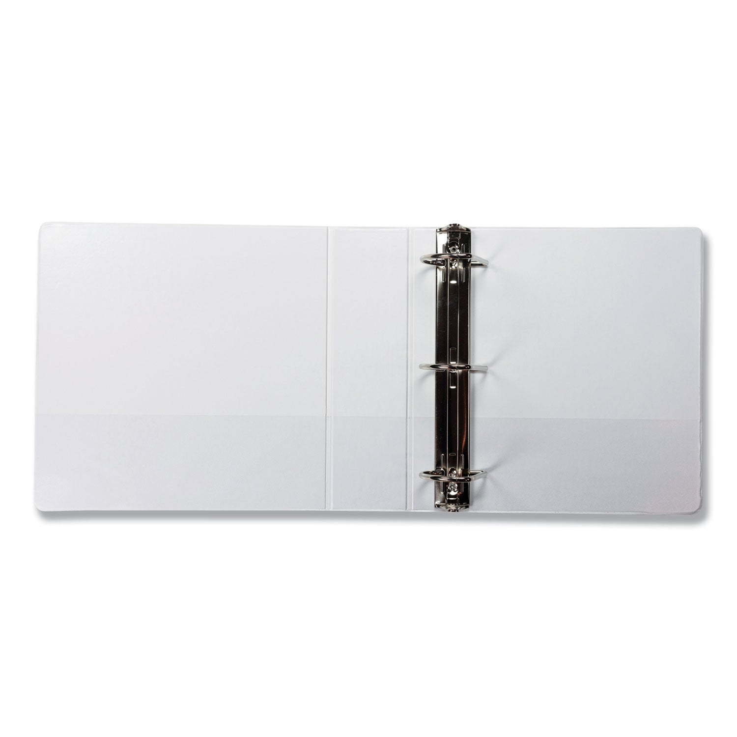 Earth's Choice Plant-Based D-Ring View Binder, 3 Rings, 3" Capacity, 11 x 8.5, White -