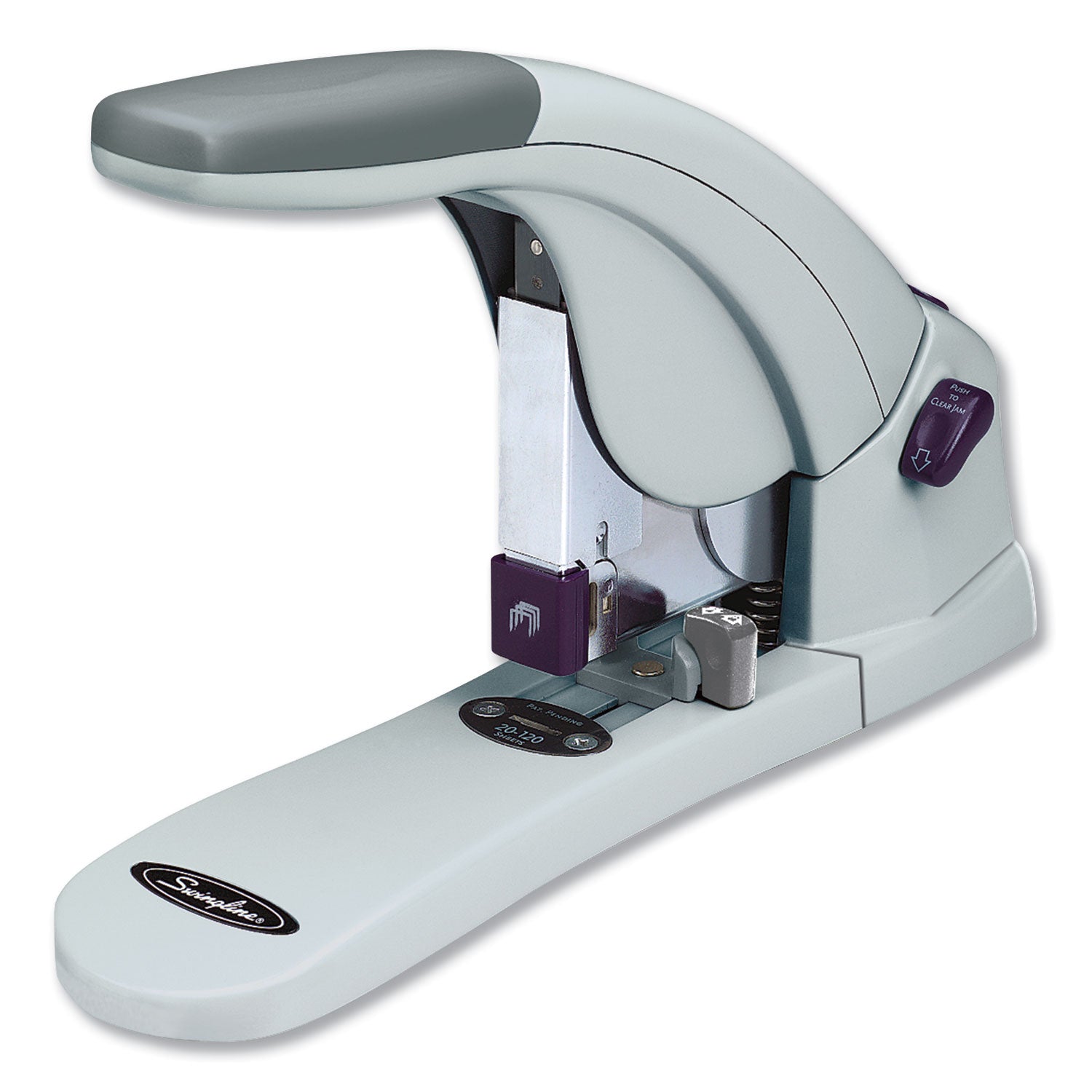 LightTouch Heavy-Duty Stapler, 120-Sheet Capacity, Gray -