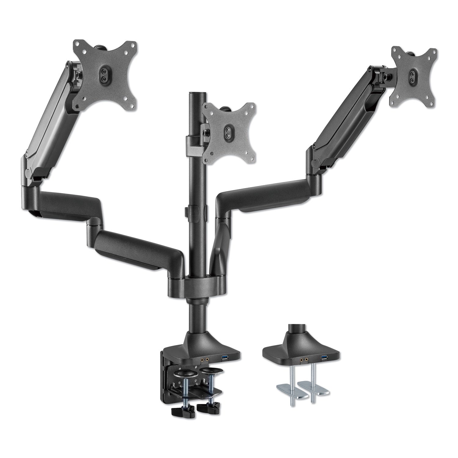 adaptivergo-triple-arm-with-usb-for-32-monitors-360-deg-rotation-+90-90-deg-tilt-90-deg-pan-black-supports-154-lb_aleaema3h - 1