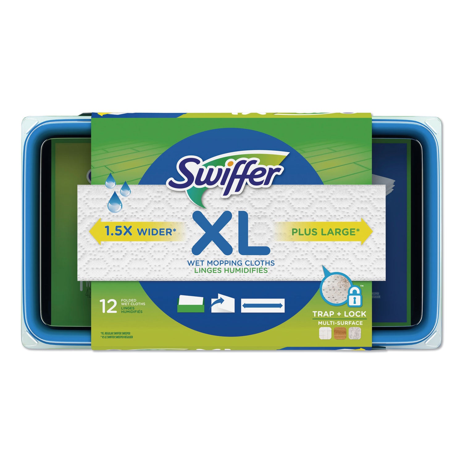 max-xl-wet-refill-cloths-165-x-9-white-12-tub-6-tubs-carton_pgc74471 - 2