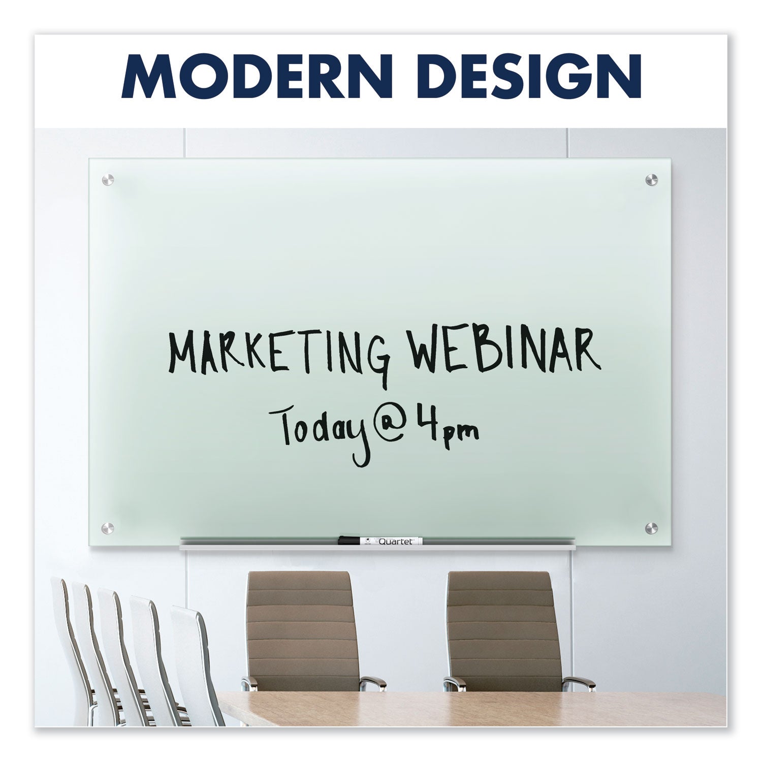 Infinity Glass Marker Board, 36 x 24, Frosted Surface -