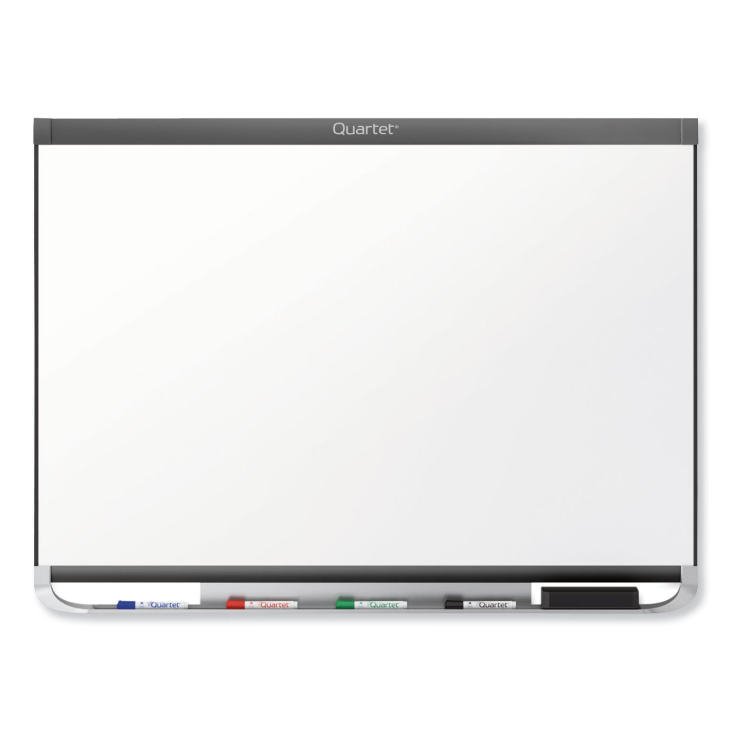 Prestige 2 DuraMax Magnetic Porcelain, 96 x 48, White Surface, Graphite Fiberboard/Plastic Frame -