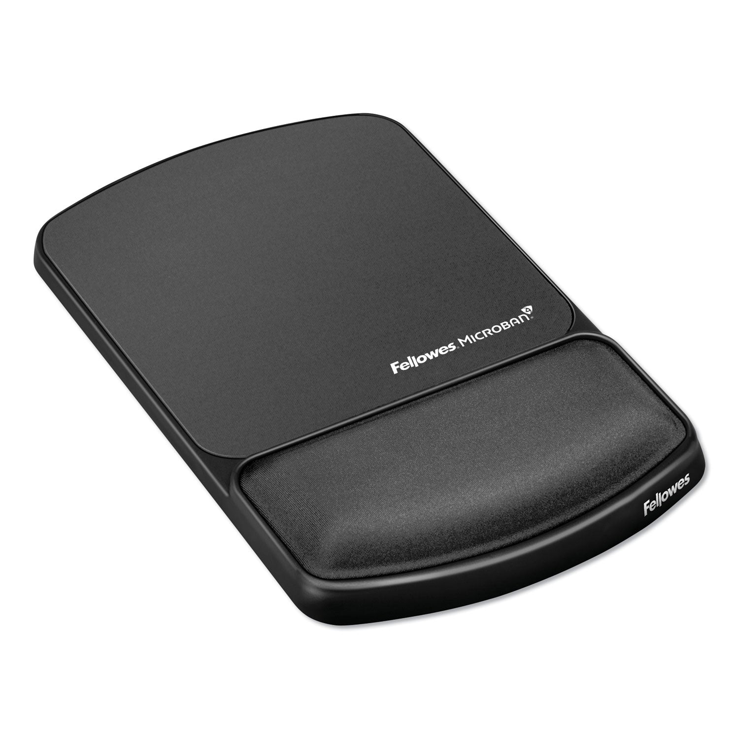 Mouse Pad with Wrist Support with Microban Protection, 6.75 x 10.12, Graphite -