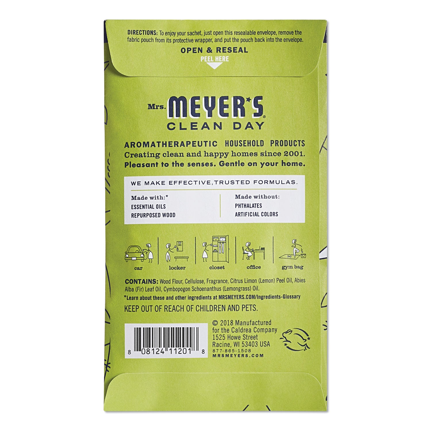 clean-day-scent-sachets-lemon-verbena-005-lbs-sachet-18-carton_sjn308114 - 2