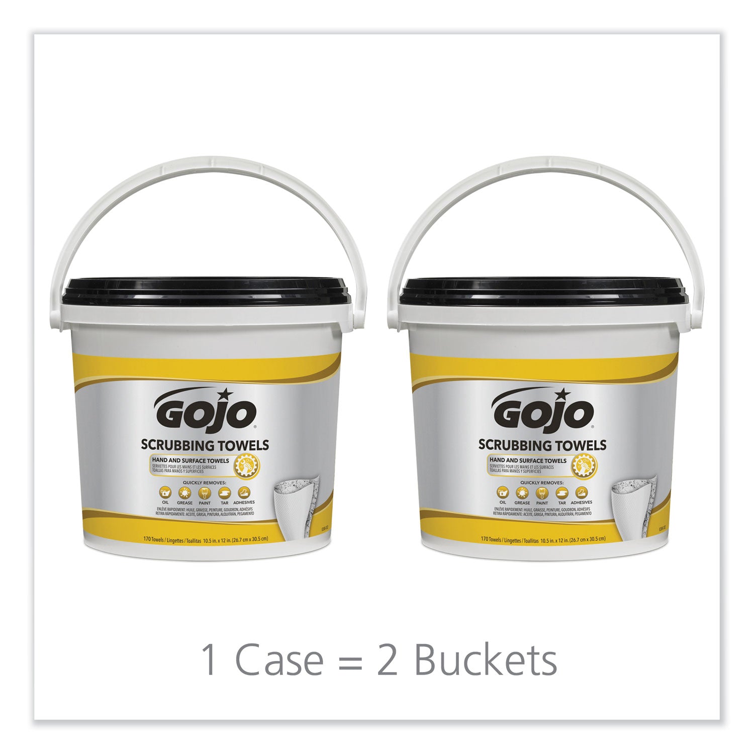 scrubbing-towels-hand-cleaning-orange-scent-white-yellow-170-bucket-2-buckets-carton_goj639802 - 2