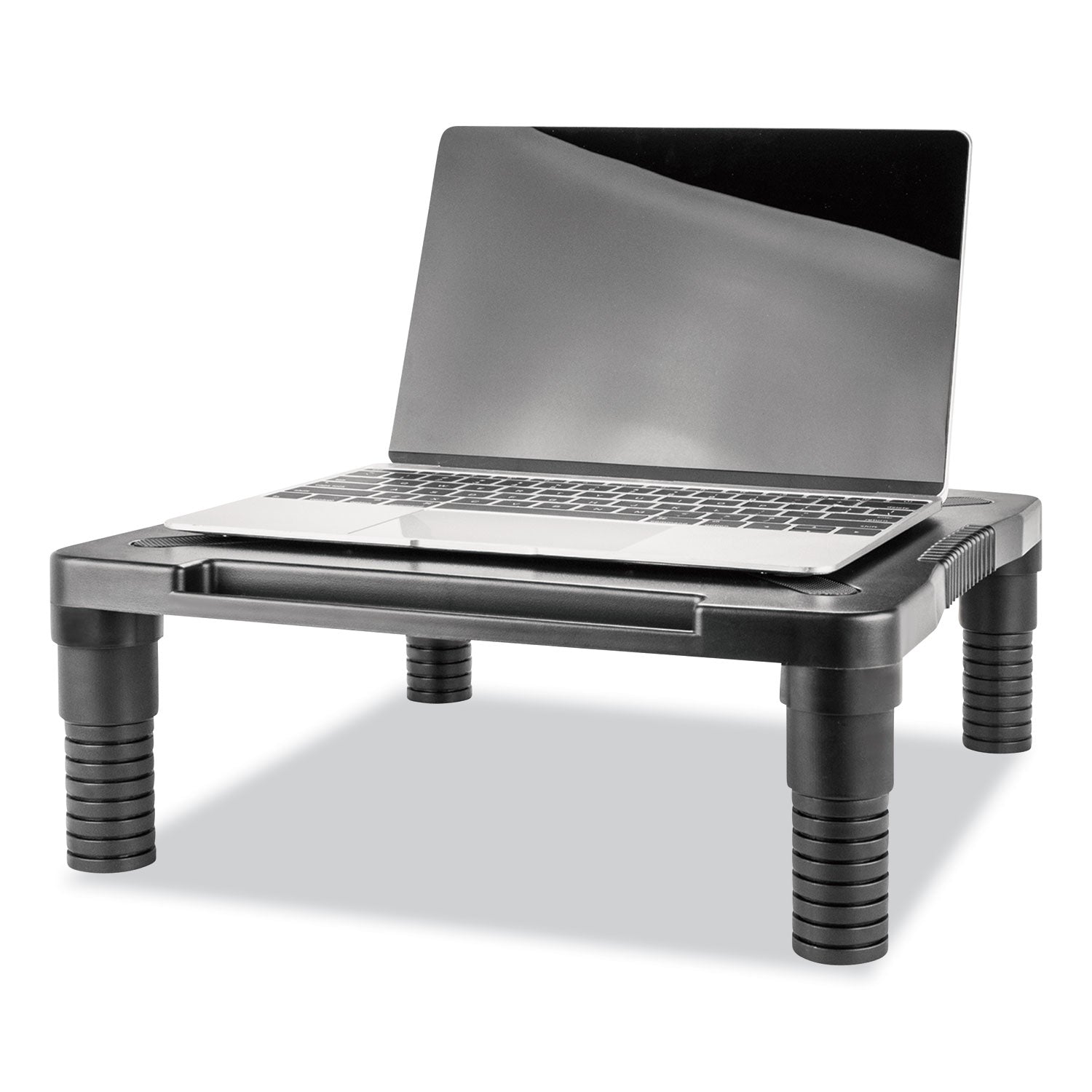 single-level-monitor-riser-1313-x-135-x-492-to-728-black_ivr55010 - 2