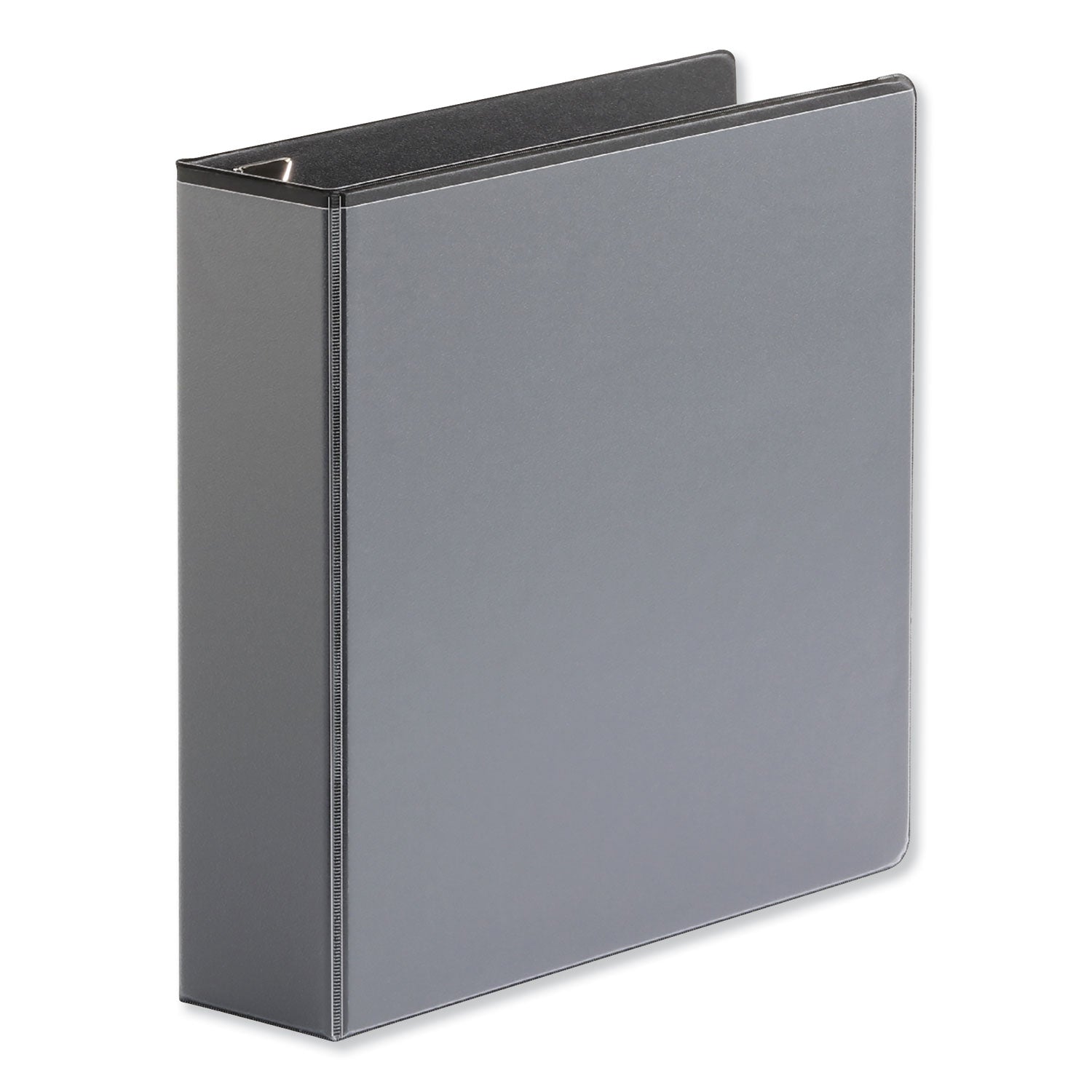 Deluxe Easy-to-Open D-Ring View Binder, 3 Rings, 2" Capacity, 11 x 8.5, Black -