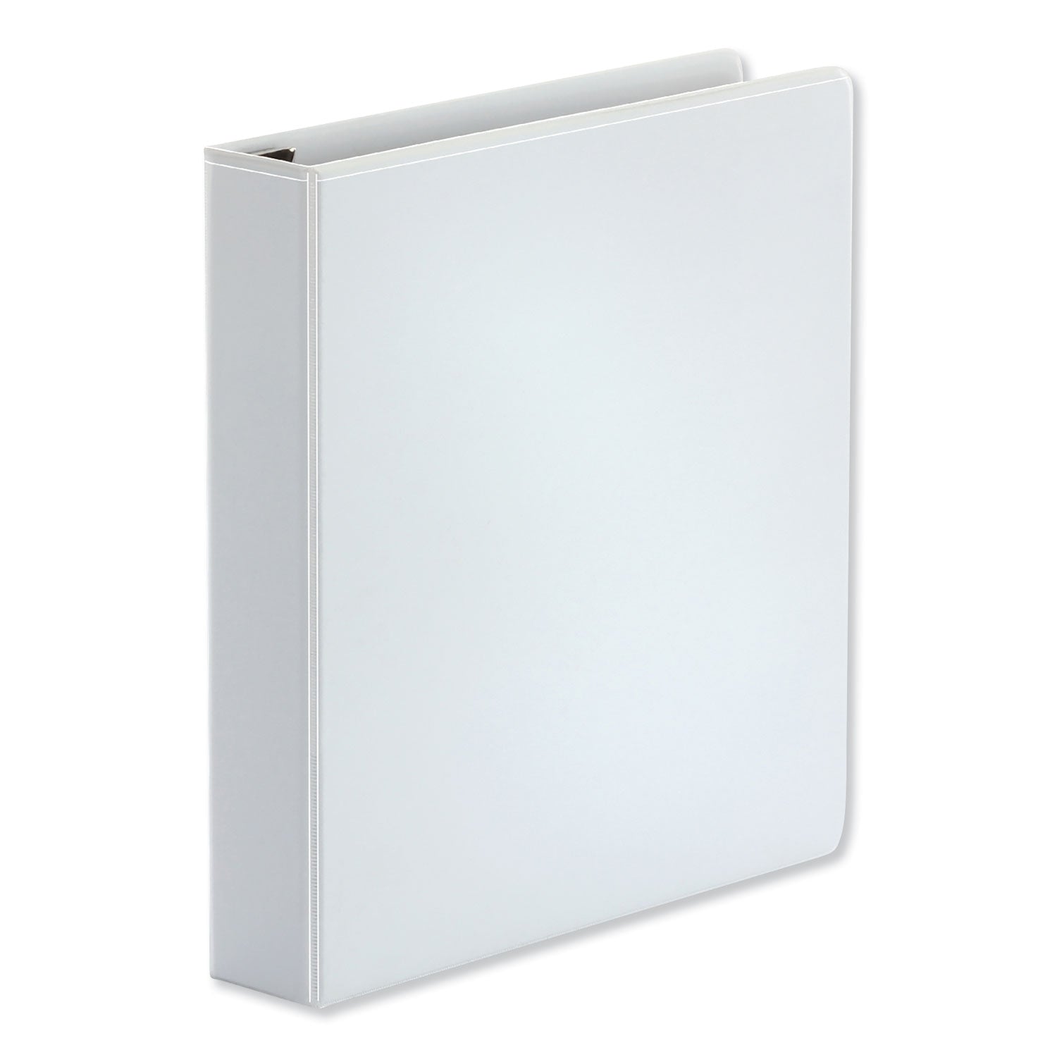Deluxe Easy-to-Open D-Ring View Binder, 3 Rings, 1.5" Capacity, 11 x 8.5, White -