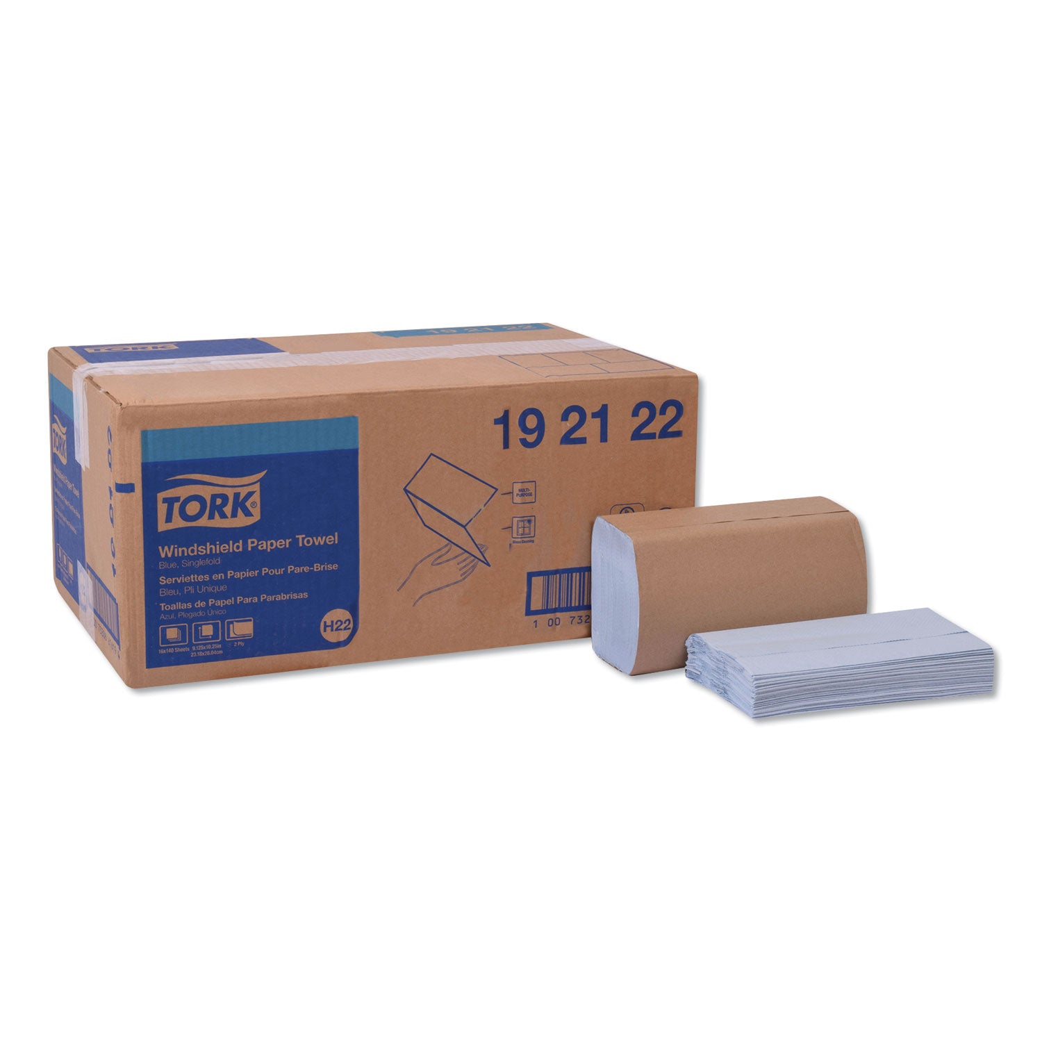 windshield-towel-2-ply-913-x-1025-blue-140-pack-16-packs-carton_trk192122 - 1