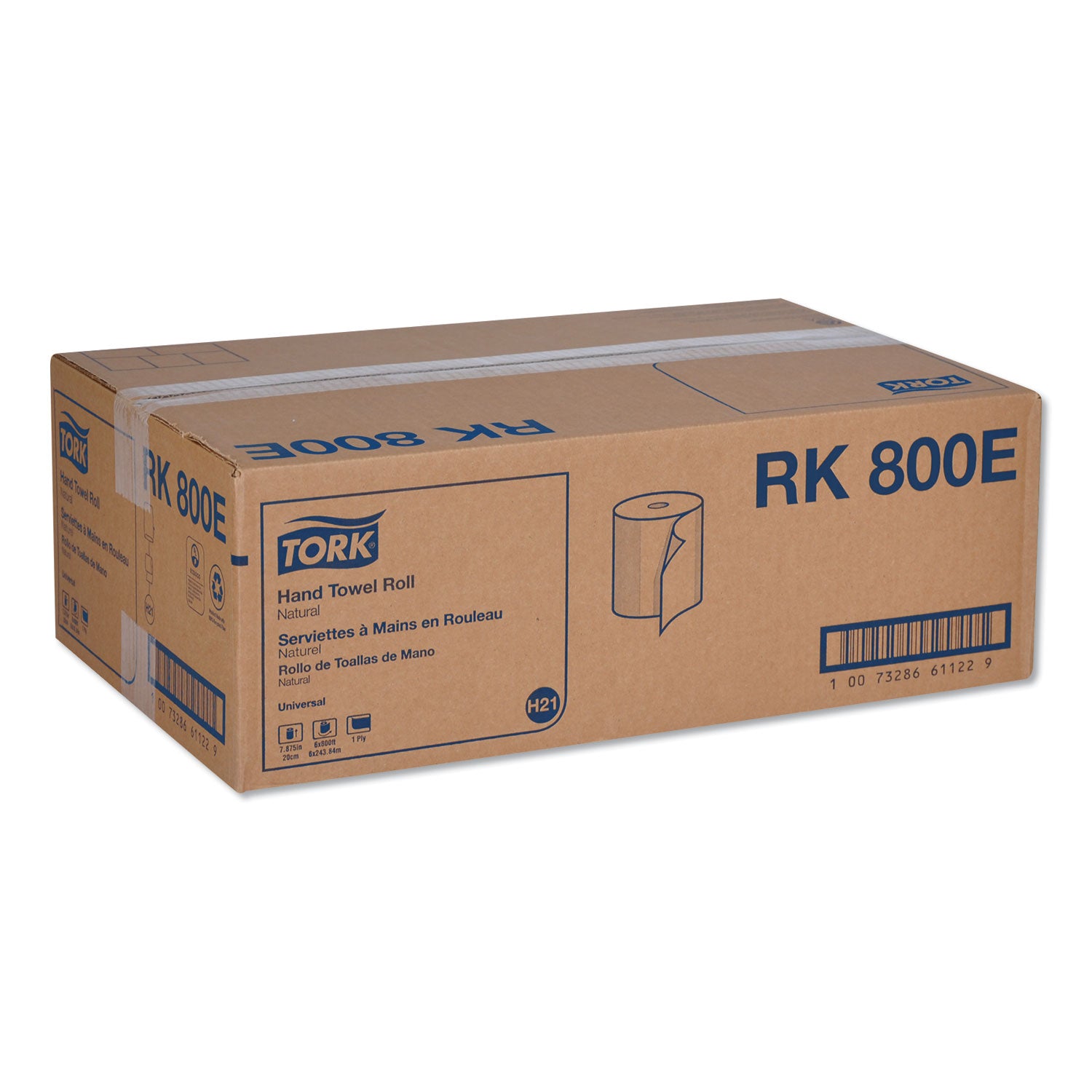 universal-hardwound-roll-towel-1-ply-788-x-800-ft-natural-6-carton_trkrk800e - 2