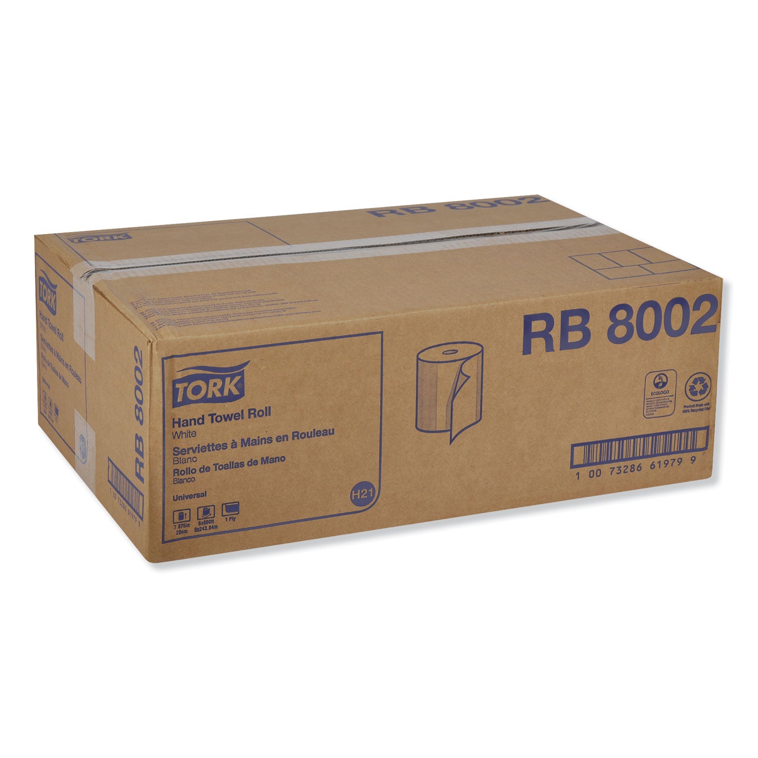 universal-hand-towel-roll-1-ply-788-x-800-ft-white-6-rolls-carton_trkrb8002 - 2