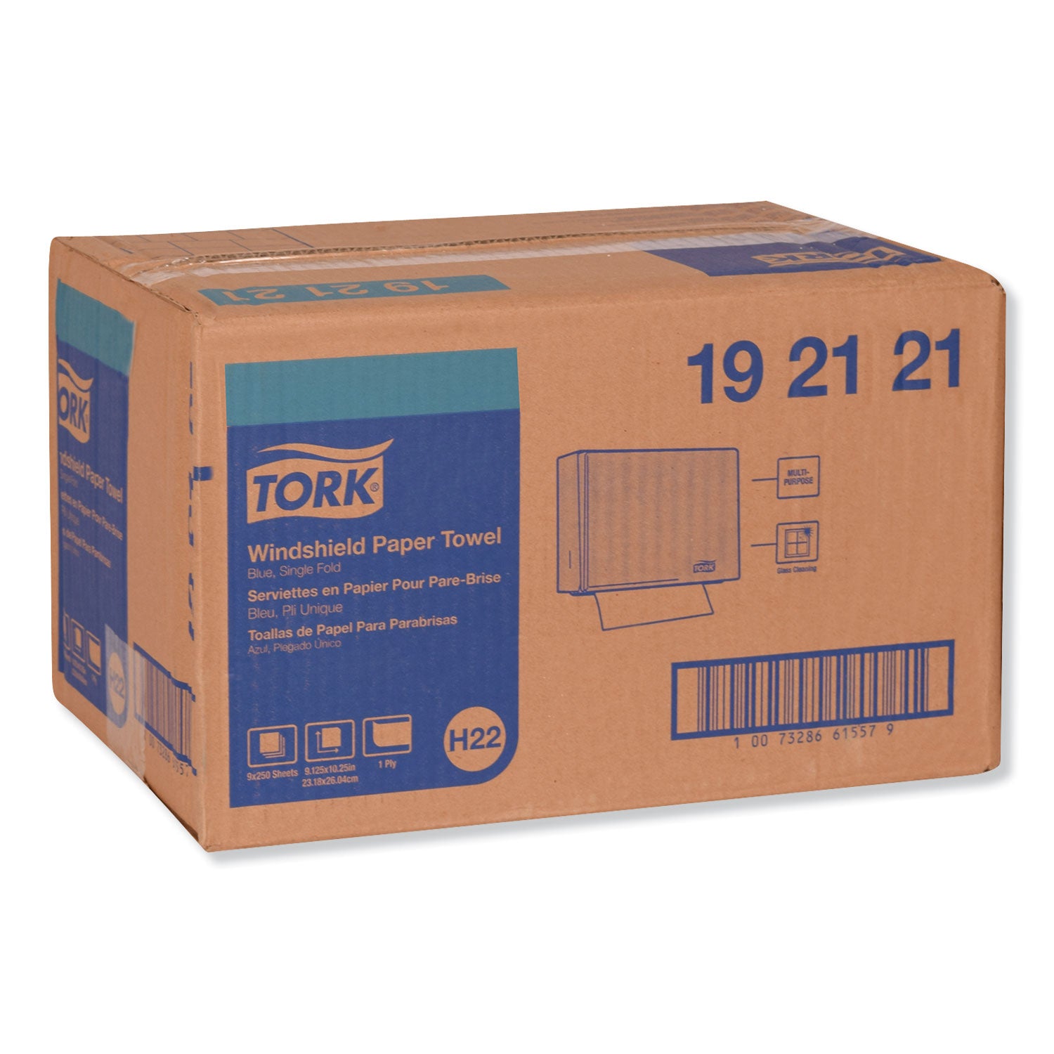 windshield-towel-one-ply-913-x-1025-blue-250-pack-9-pack-carton_trk192121 - 2