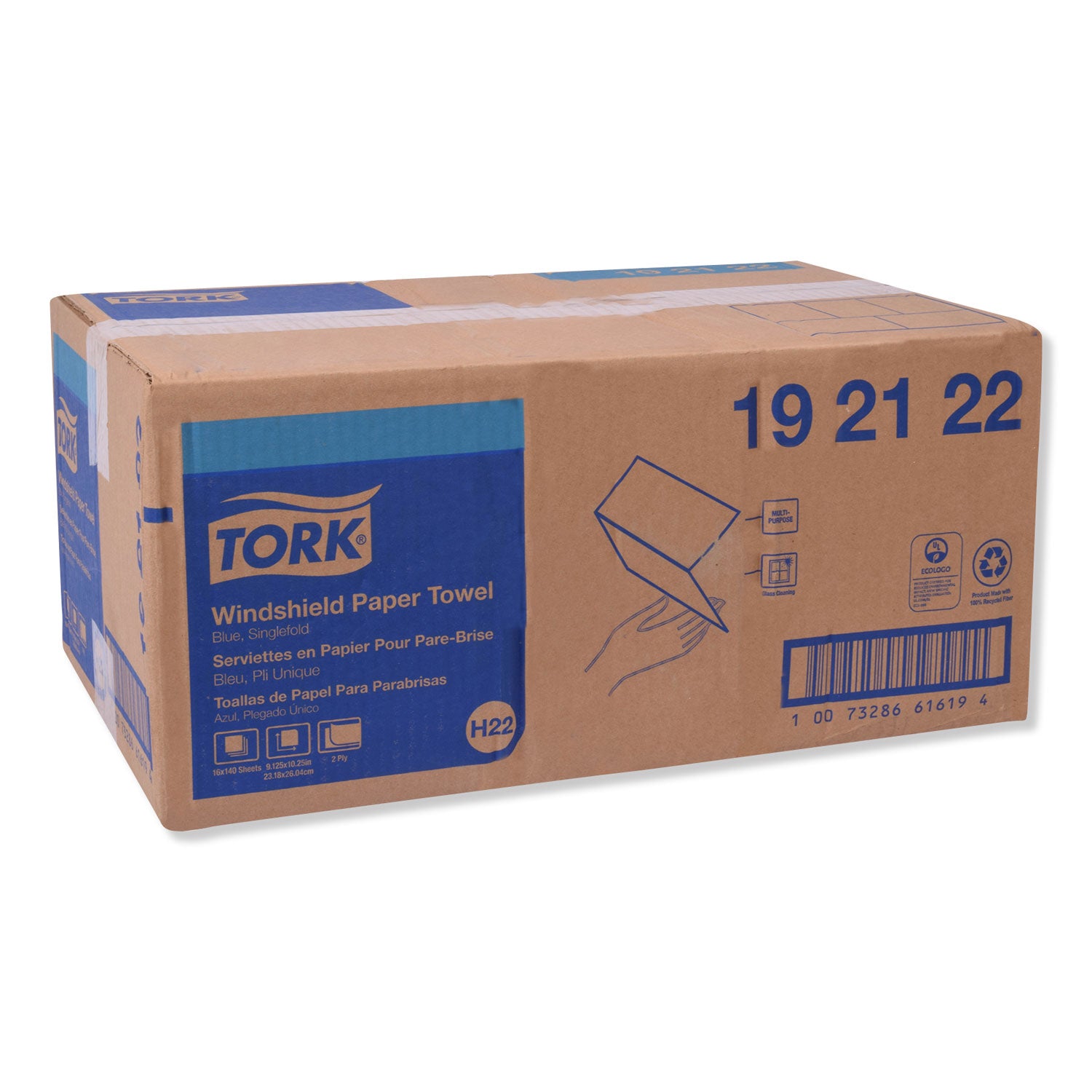windshield-towel-2-ply-913-x-1025-blue-140-pack-16-packs-carton_trk192122 - 2