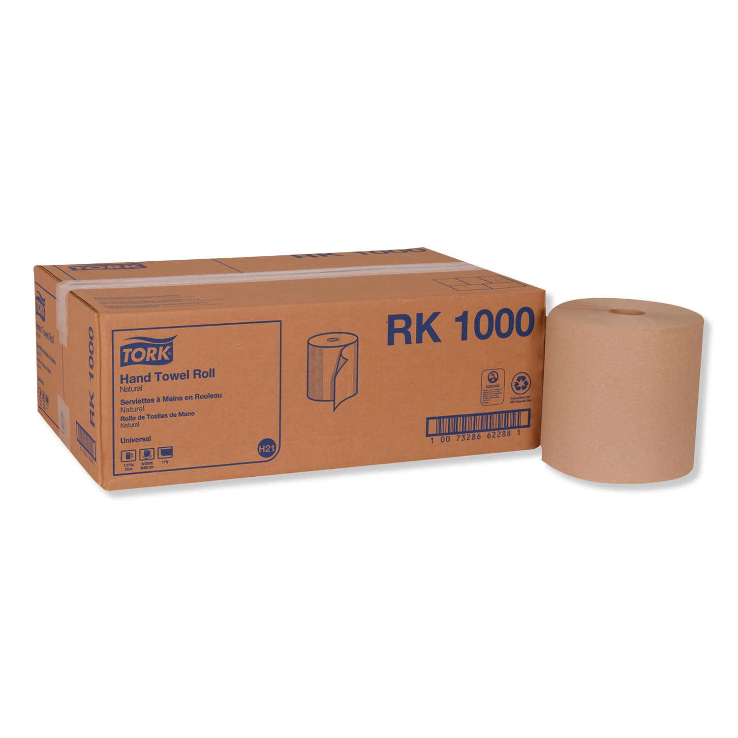 hardwound-roll-towel-1-ply-788-x-1000-ft-natural-6-rolls-carton_trkrk1000 - 1