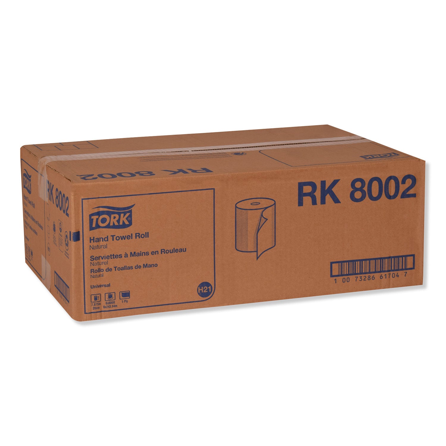 universal-hand-towel-roll-1-ply-788-x-800-ft-natural-6-rolls-carton_trkrk8002 - 2