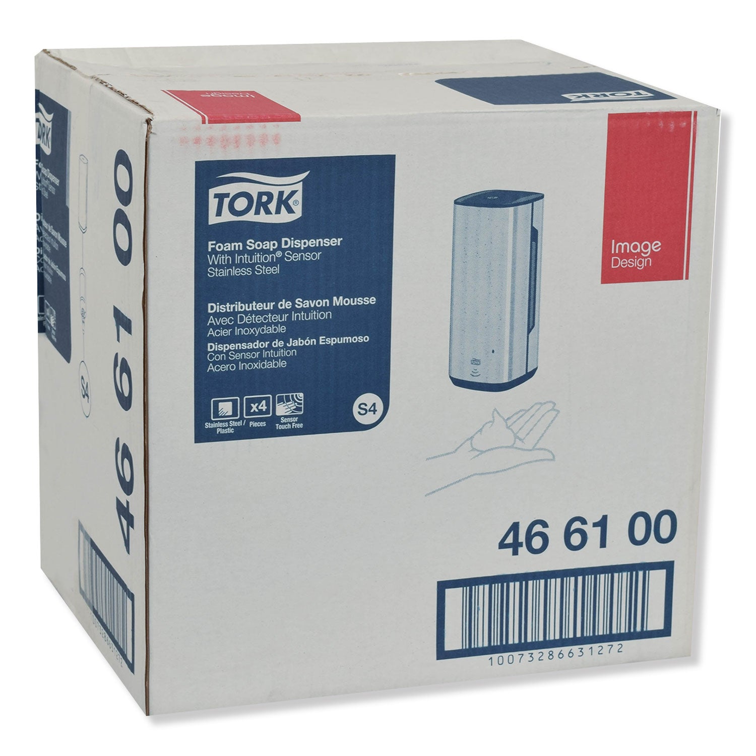 image-design-foam-skincare-automatic-dispenser-with-intuition-sensor-1-l-45-x-512-x-1062-stainless-steel_trk466100 - 2