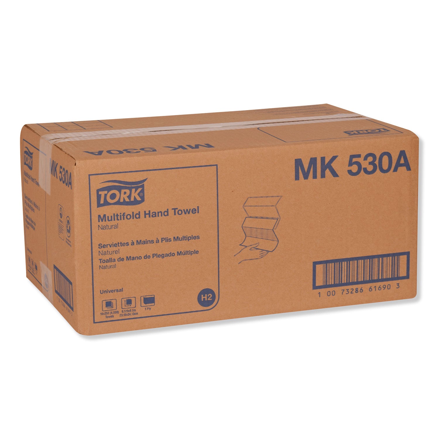 universal-multifold-hand-towel-1-ply-913-x-95-natural-250-pack-16-packs-carton_trkmk530a - 2