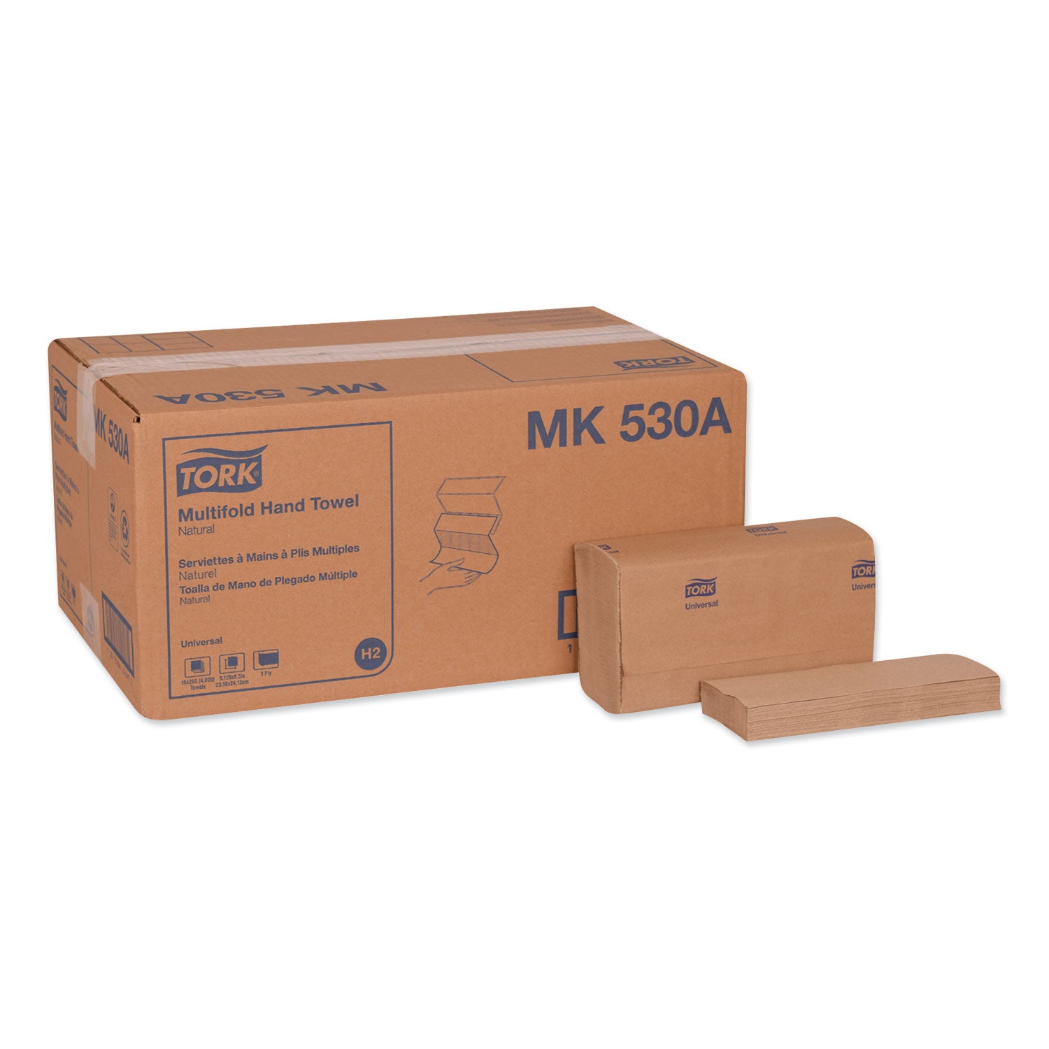 universal-multifold-hand-towel-1-ply-913-x-95-natural-250-pack-16-packs-carton_trkmk530a - 1