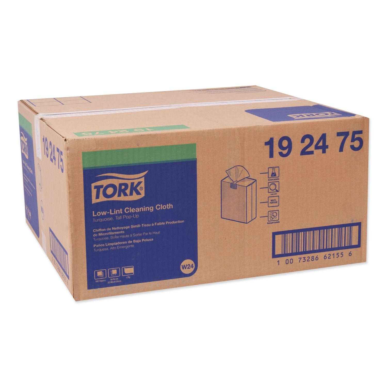 low-lint-cleaning-cloth-1-ply-9-x-165-unscented-turquoise-100-box-8-boxes-carton_trk192475 - 2