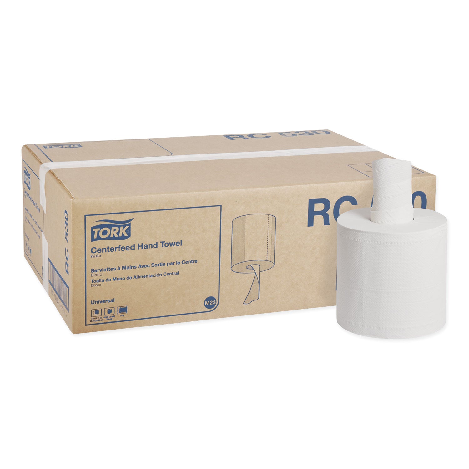 centerfeed-hand-towel-2-ply-76-x-1175-white-530-roll-6-roll-carton_trkrc530 - 1