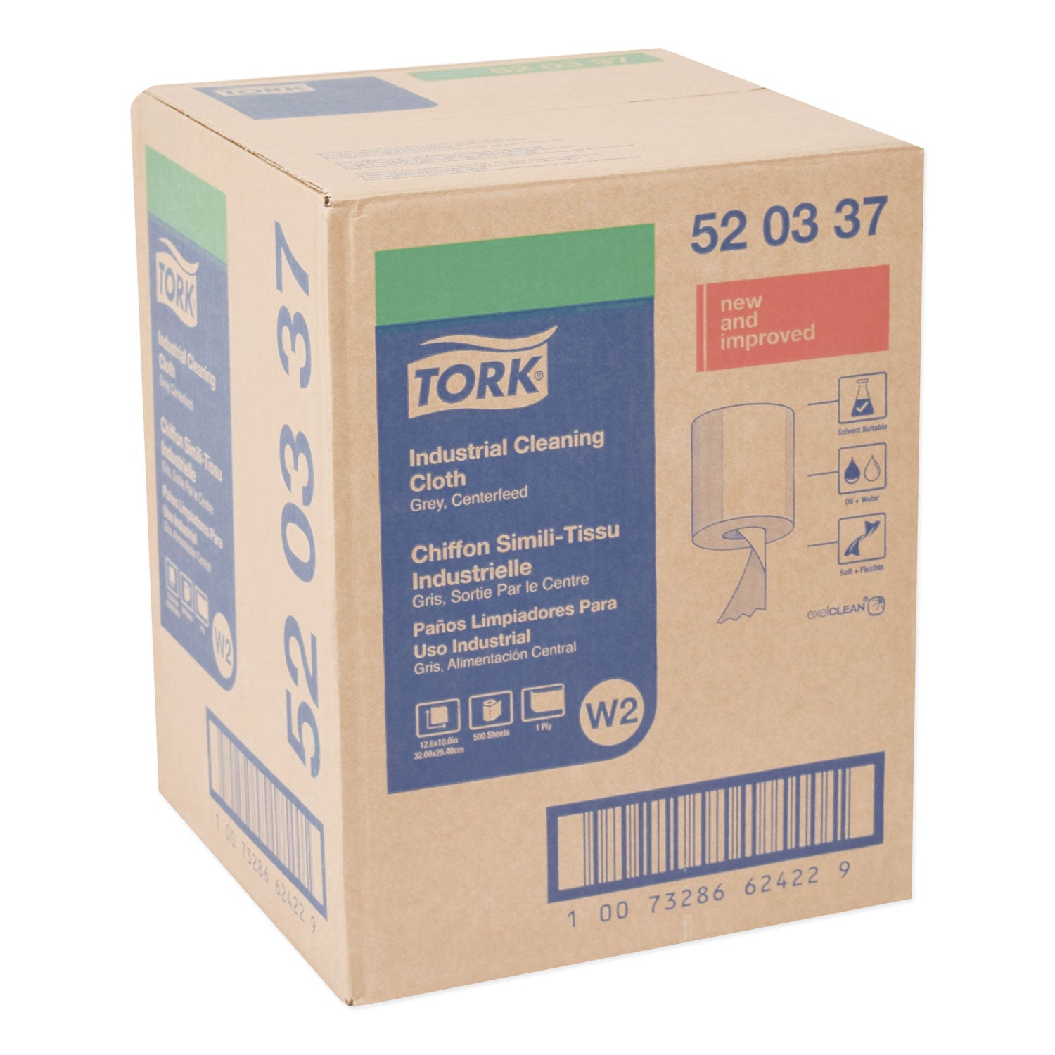 industrial-cleaning-cloths-1-ply-126-x-10-gray-500-wipes-roll_trk520337 - 2