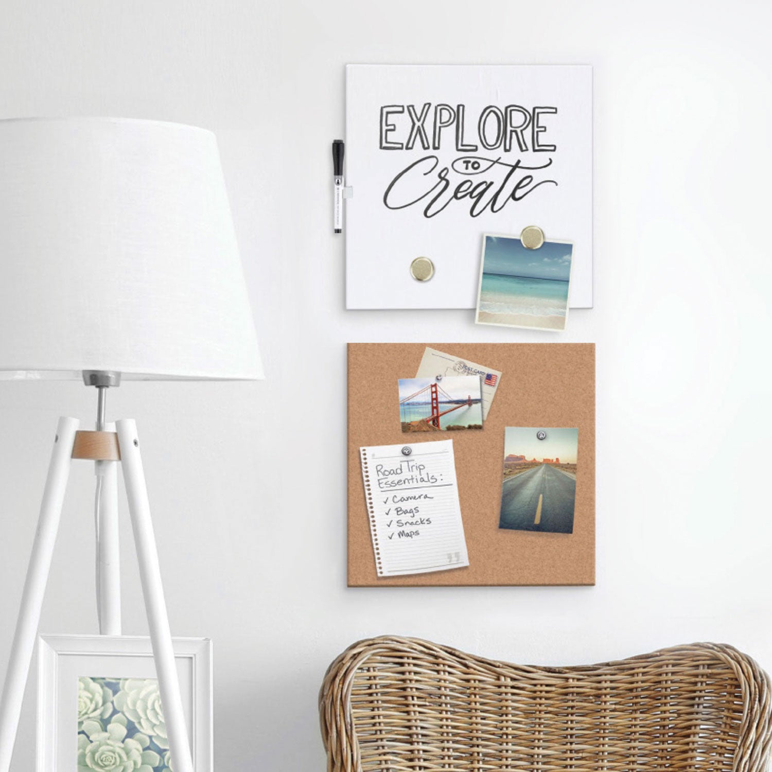 tile-board-value-pack-1-tan-cork-bulletin-1-white-magnetic-dry-erase-14-x-14_ubr3888u0001 - 2