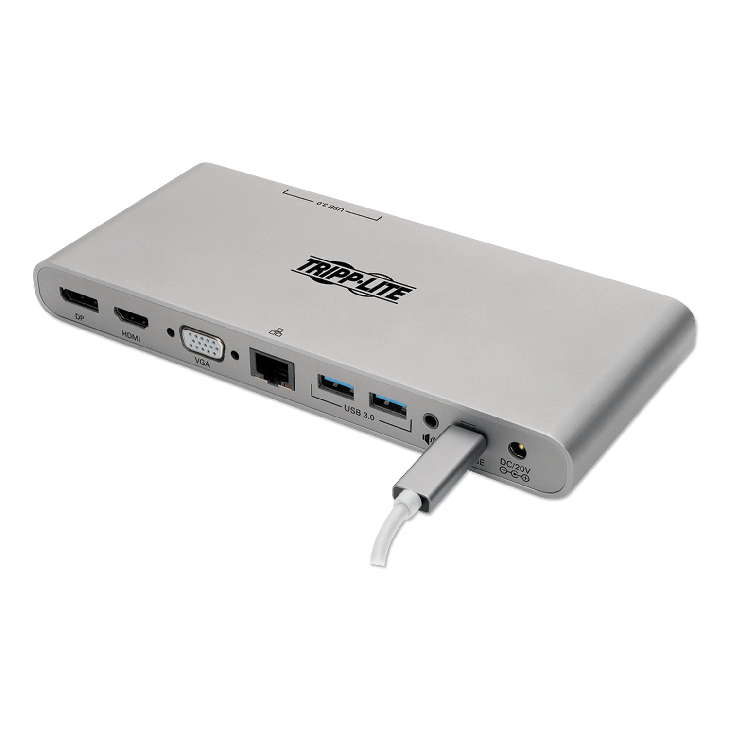 usb-type-c-docking-station-35mm-displayport-hdmi-rj45-thunderbolt-3-usb-a-usb-c-vga-silver_trpu442dock4s - 1