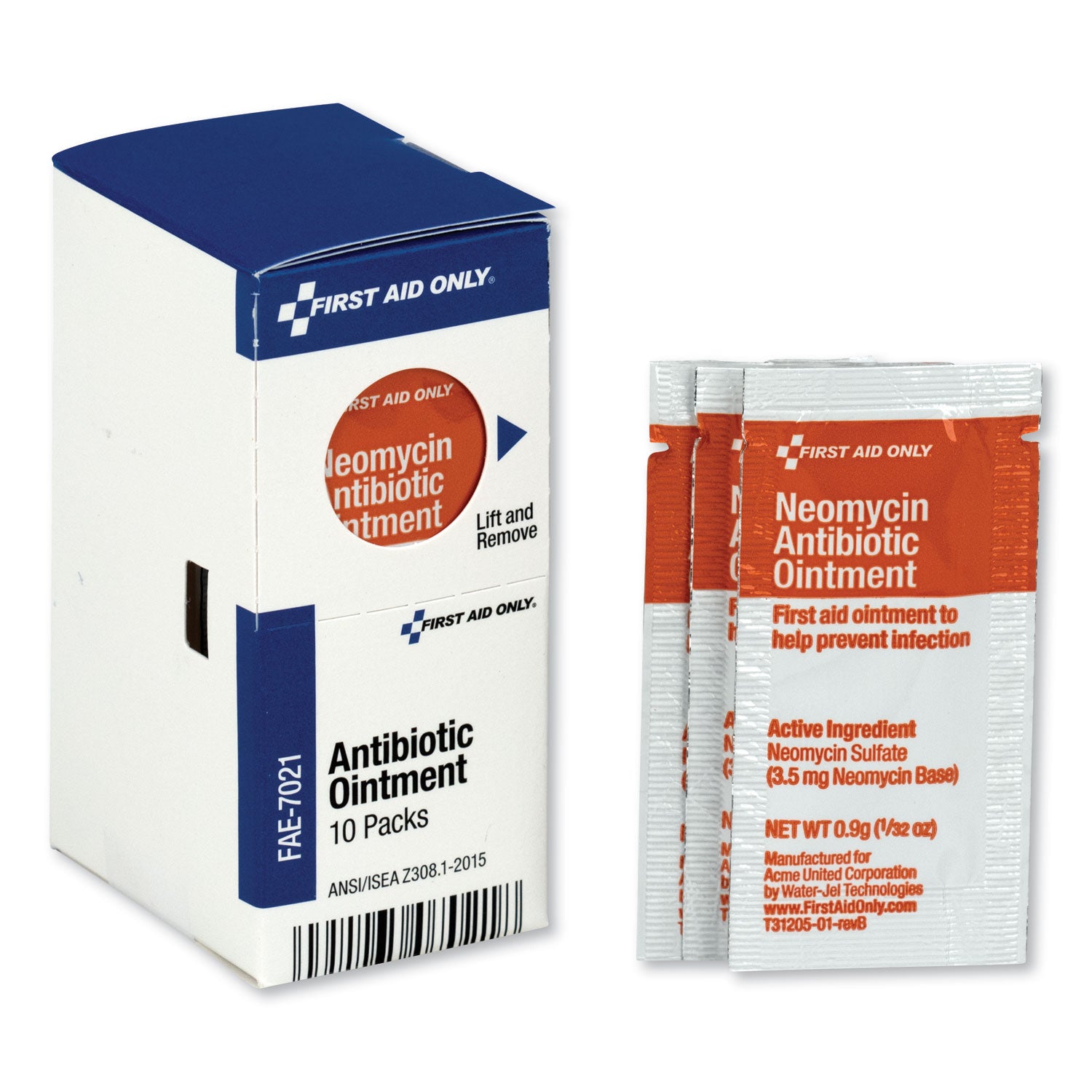 SmartCompliance Antibiotic Ointment, 0.9 g Packet, 10/Box -
