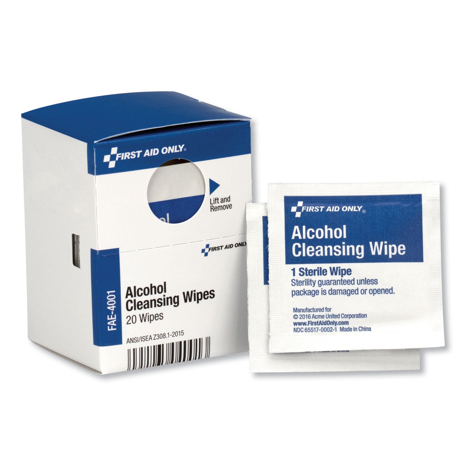 SmartCompliance Alcohol Cleansing Pads, 20/Box -