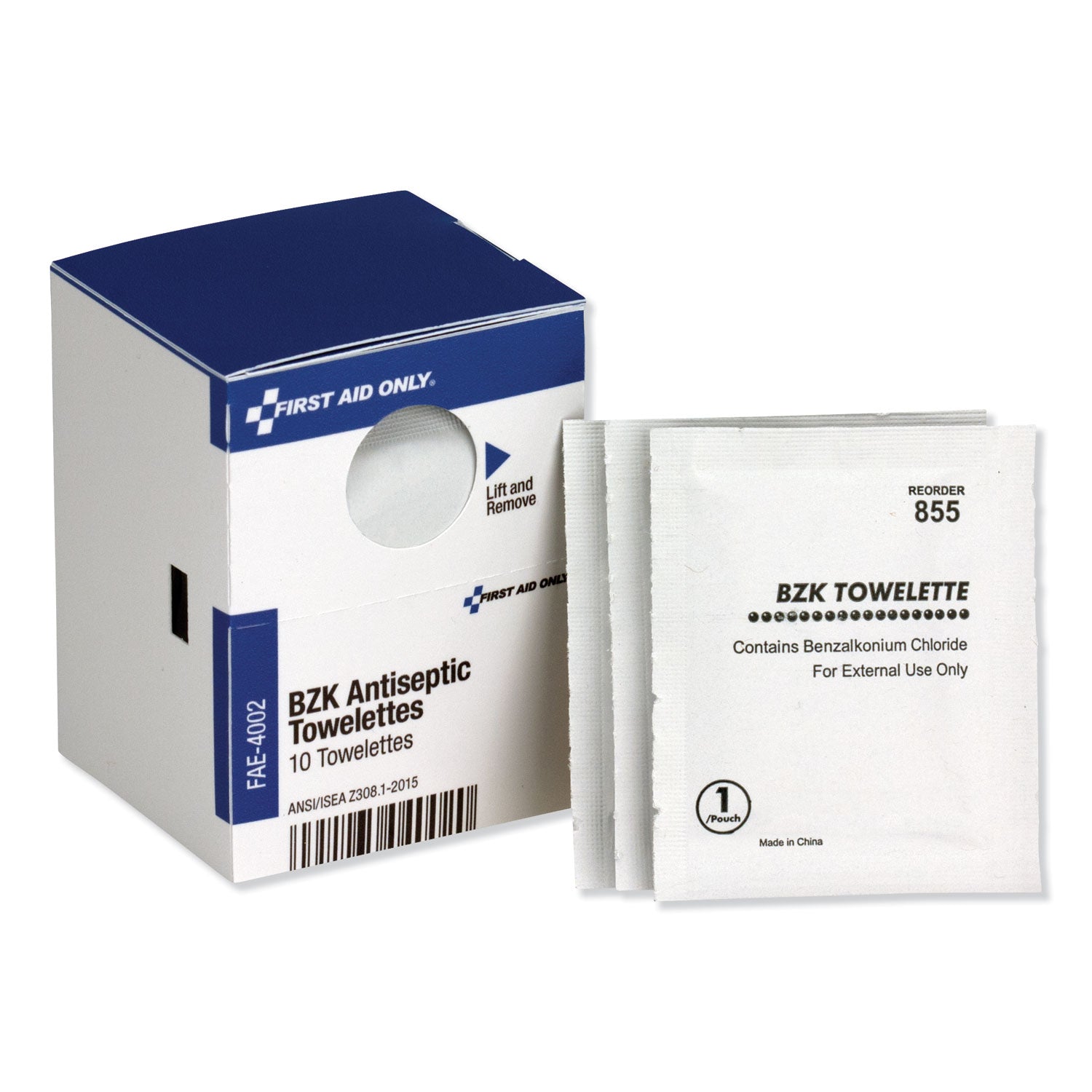 SmartCompliance Antiseptic Cleansing Wipes, 10/Box -