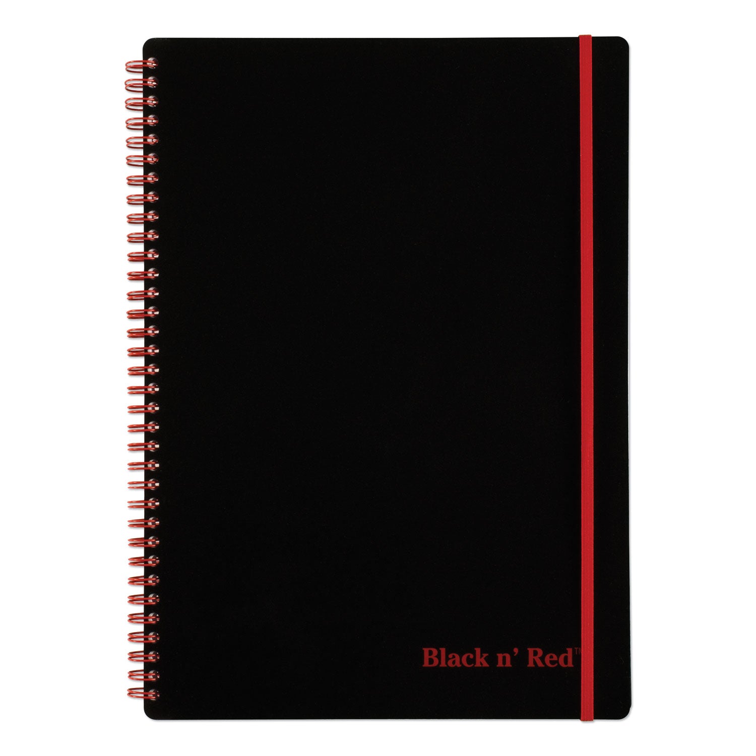 Flexible Cover Twinwire Notebooks, SCRIBZEE Compatible, 1-Subject, Wide/Legal Rule, Black Cover, (70) 11.75 x 8.25 Sheets -