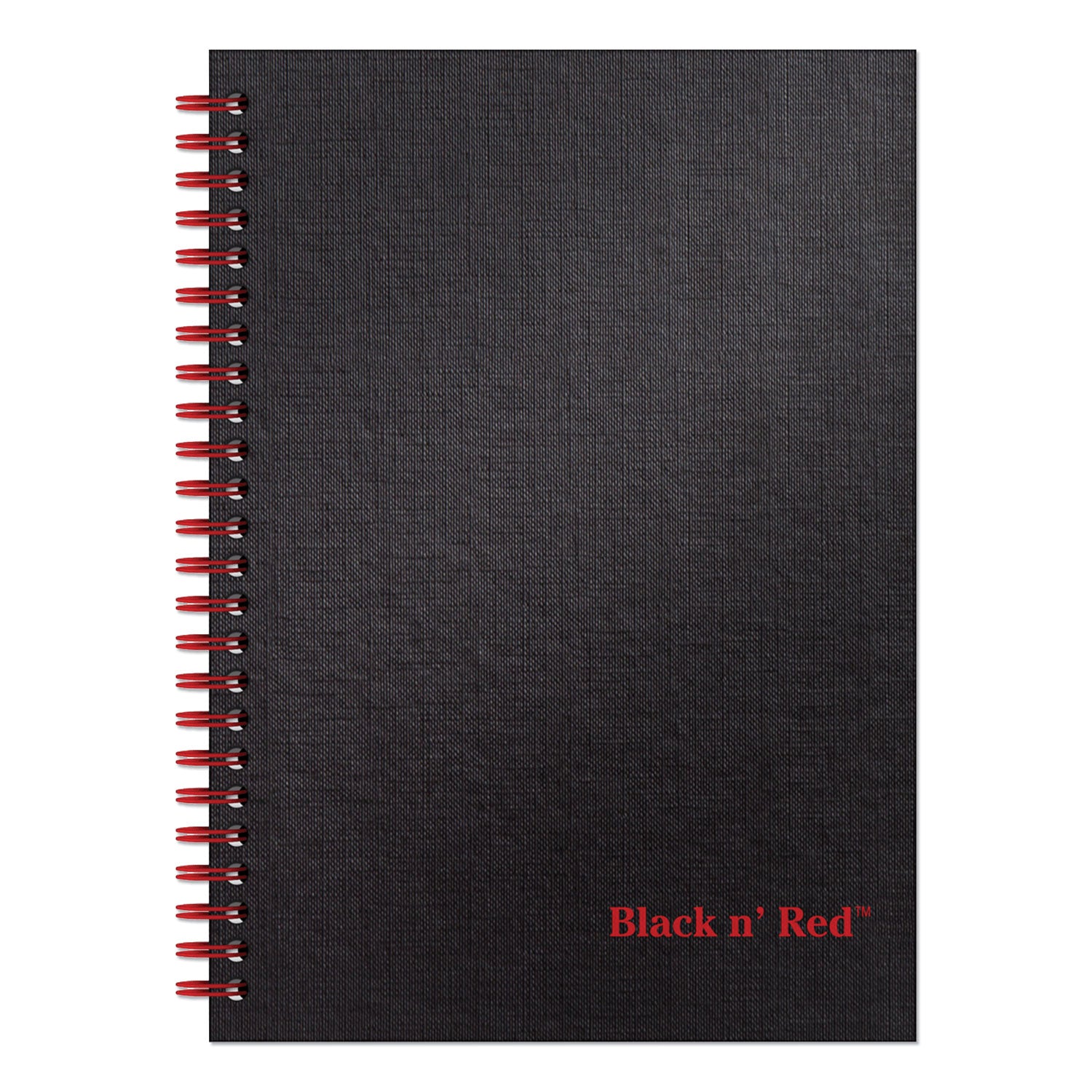 Hardcover Twinwire Notebooks, SCRIBZEE Compatible, 1-Subject, Wide/Legal Rule, Black Cover, (70) 8.25 x 5.88 Sheets -