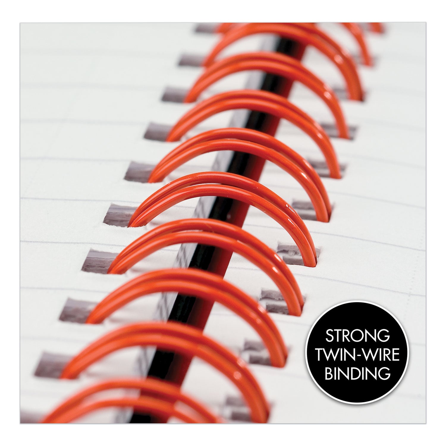 Flexible Cover Twinwire Notebooks, SCRIBZEE Compatible, 1-Subject, Wide/Legal Rule, Black Cover, (70) 11.75 x 8.25 Sheets -