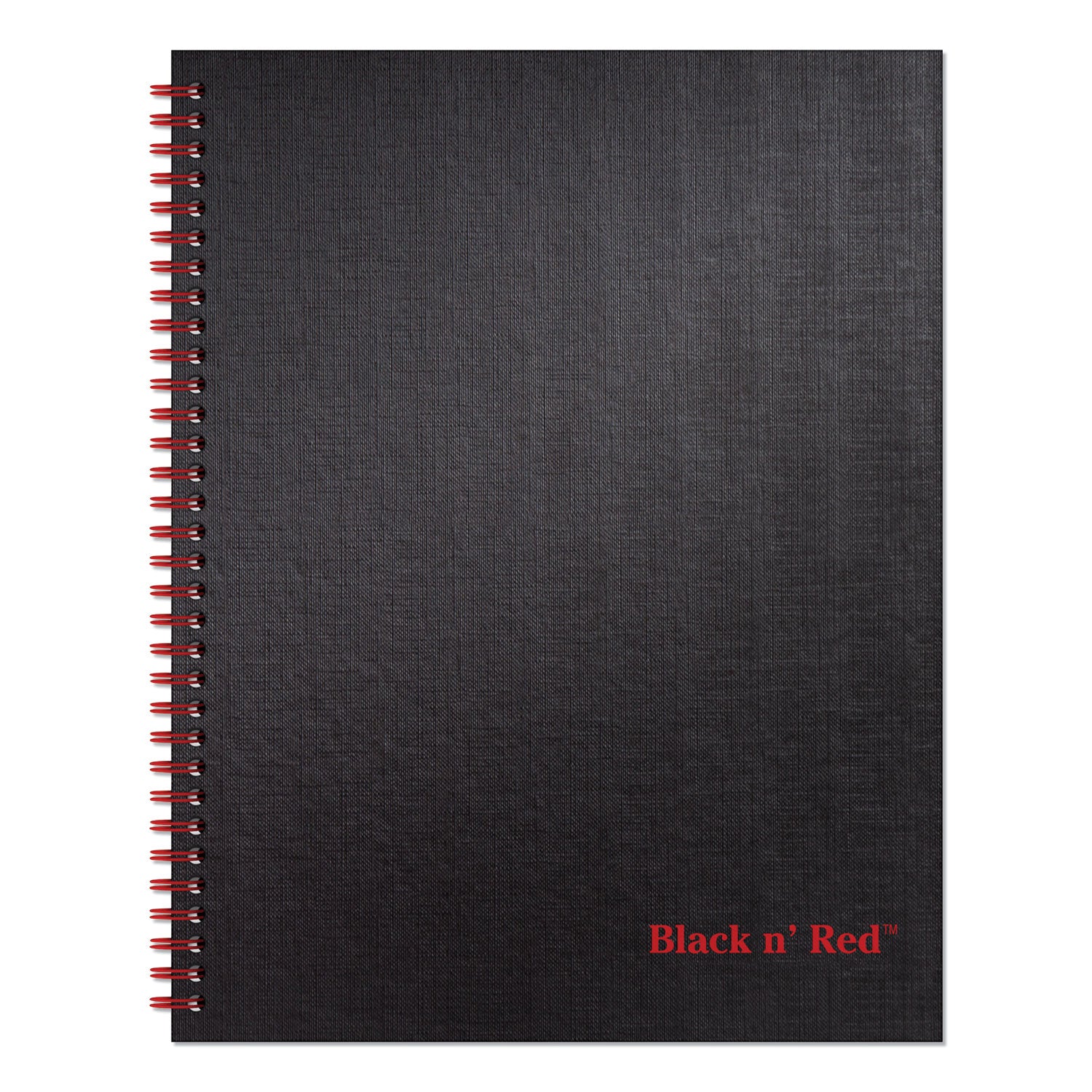 Hardcover Twinwire Notebooks, SCRIBZEE Compatible, 1-Subject, Wide/Legal Rule, Black Cover, (70) 11 x 8.5 Sheets -