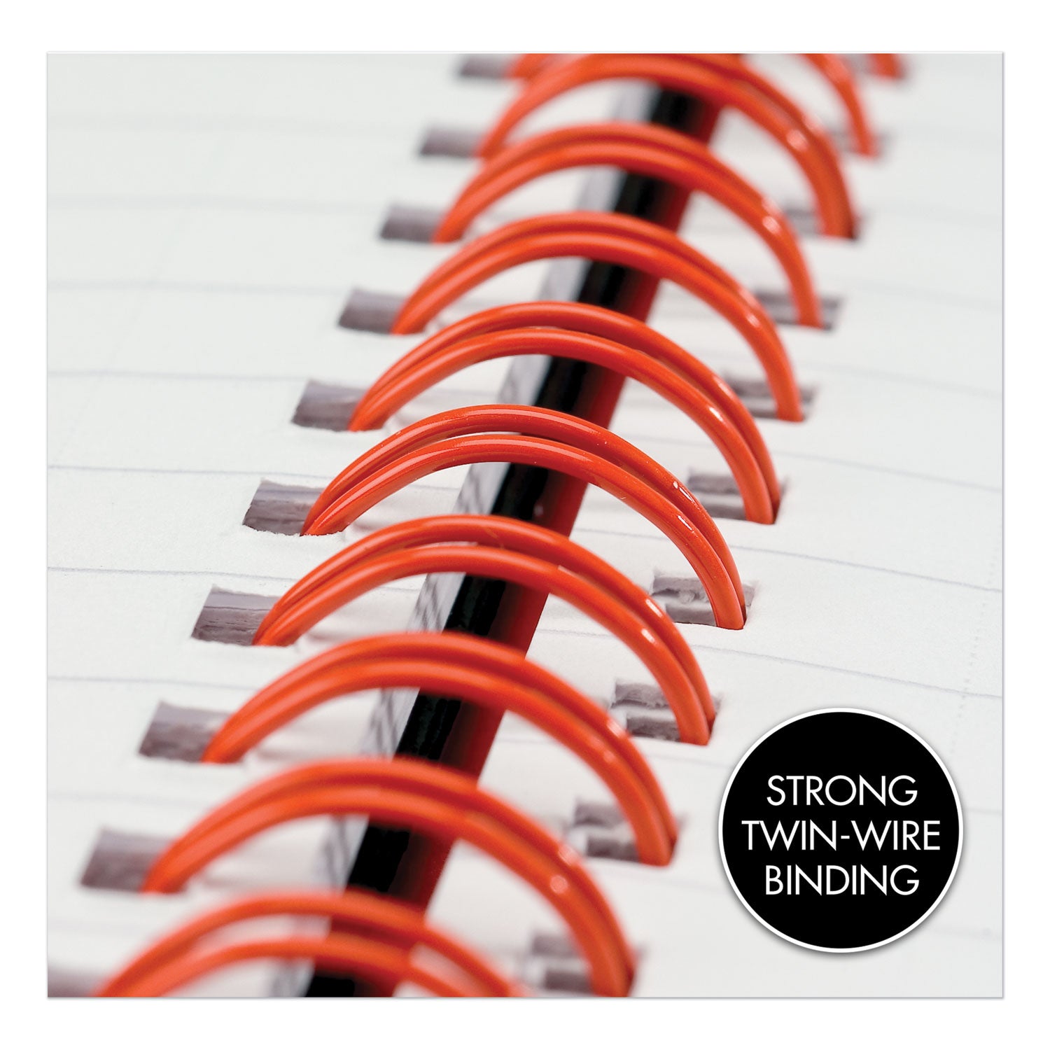 Hardcover Twinwire Notebooks, SCRIBZEE Compatible, 1-Subject, Wide/Legal Rule, Black Cover, (70) 8.25 x 5.88 Sheets -