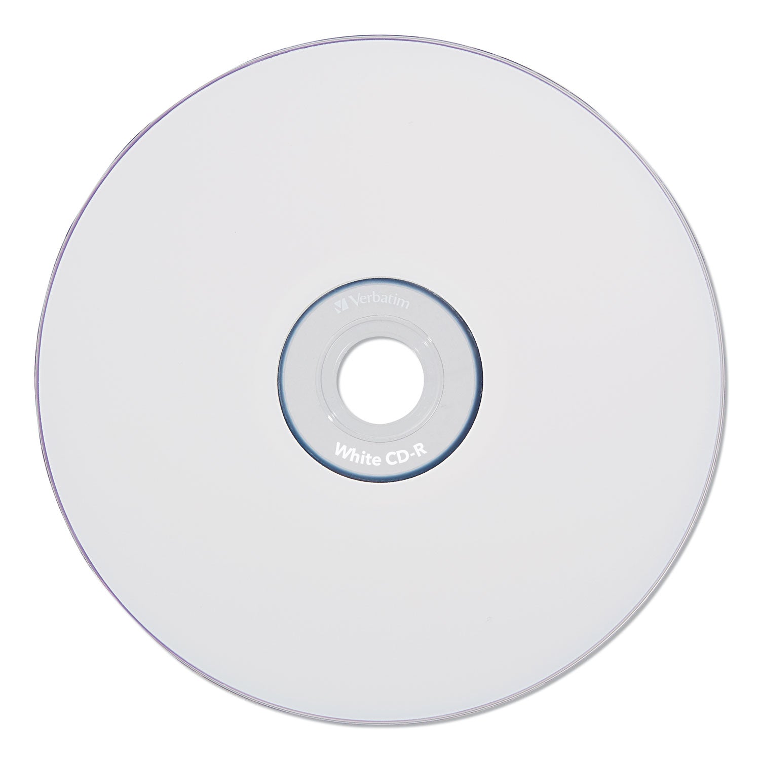 CD-R Recordable Disc, 700 MB/80 min, 52x, Spindle, White, 100/Pack -