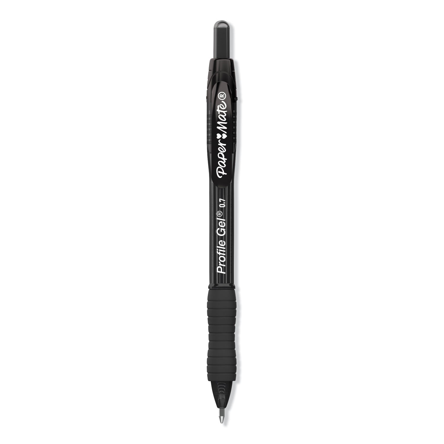 profile-gel-pen-retractable-medium-07-mm-black-ink-translucent-black-barrel-36-pack_pap2095473 - 1
