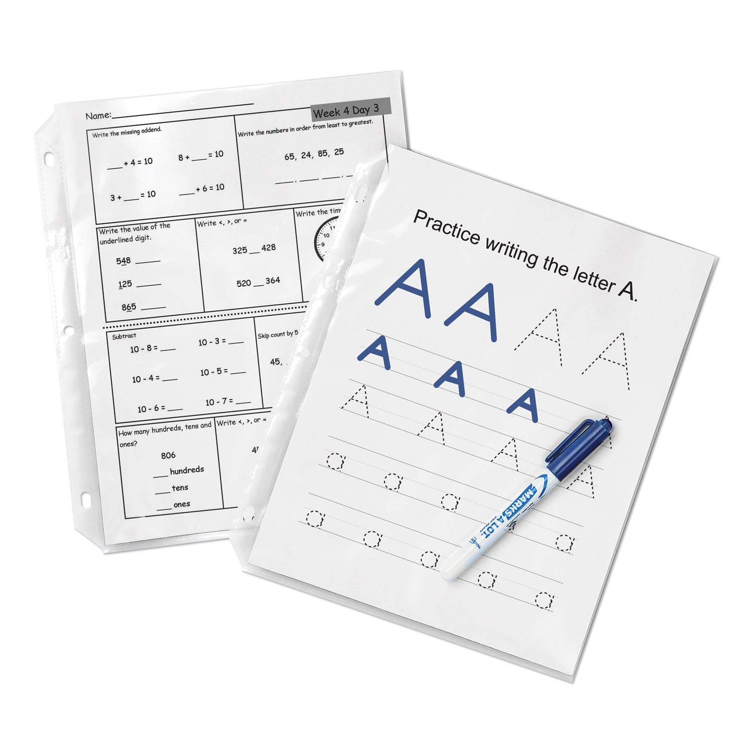 top-load-poly-sheet-protectors-heavy-letter-diamond-clear-200-box_ave74400 - 2