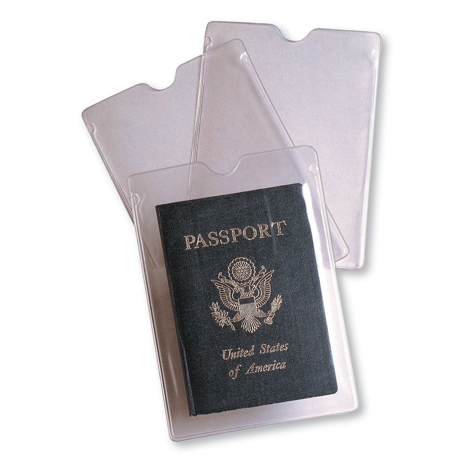 Top-Load Clear Vinyl Envelopes w/Thumb Notch, 4 x 6, Clear, 10/Pack -
