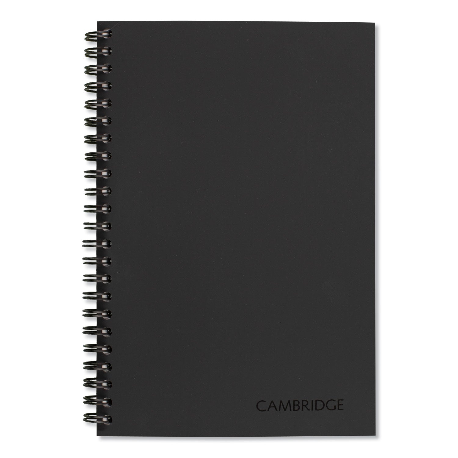 Wirebound Guided QuickNotes Notebook, 1-Subject, List-Management Format, Dark Gray Cover, (80) 8 x 5 Sheets -
