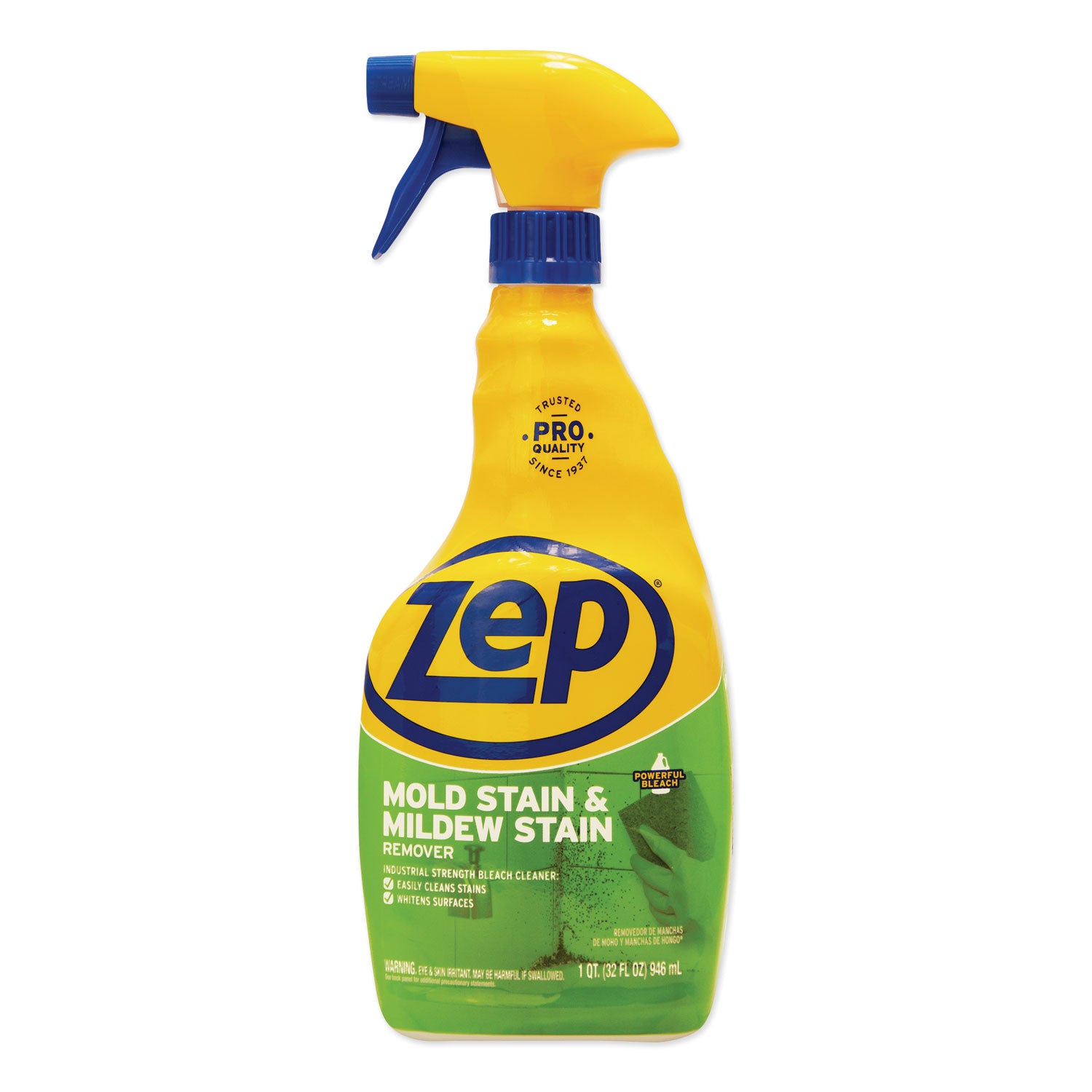 Mold Stain and Mildew Stain Remover, 32 oz Spray Bottle - 1