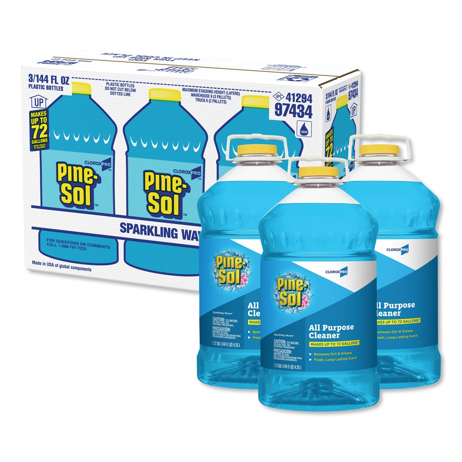 all-purpose-cleaner-sparkling-wave-144-oz-bottle-3-carton_clo97434 - 1