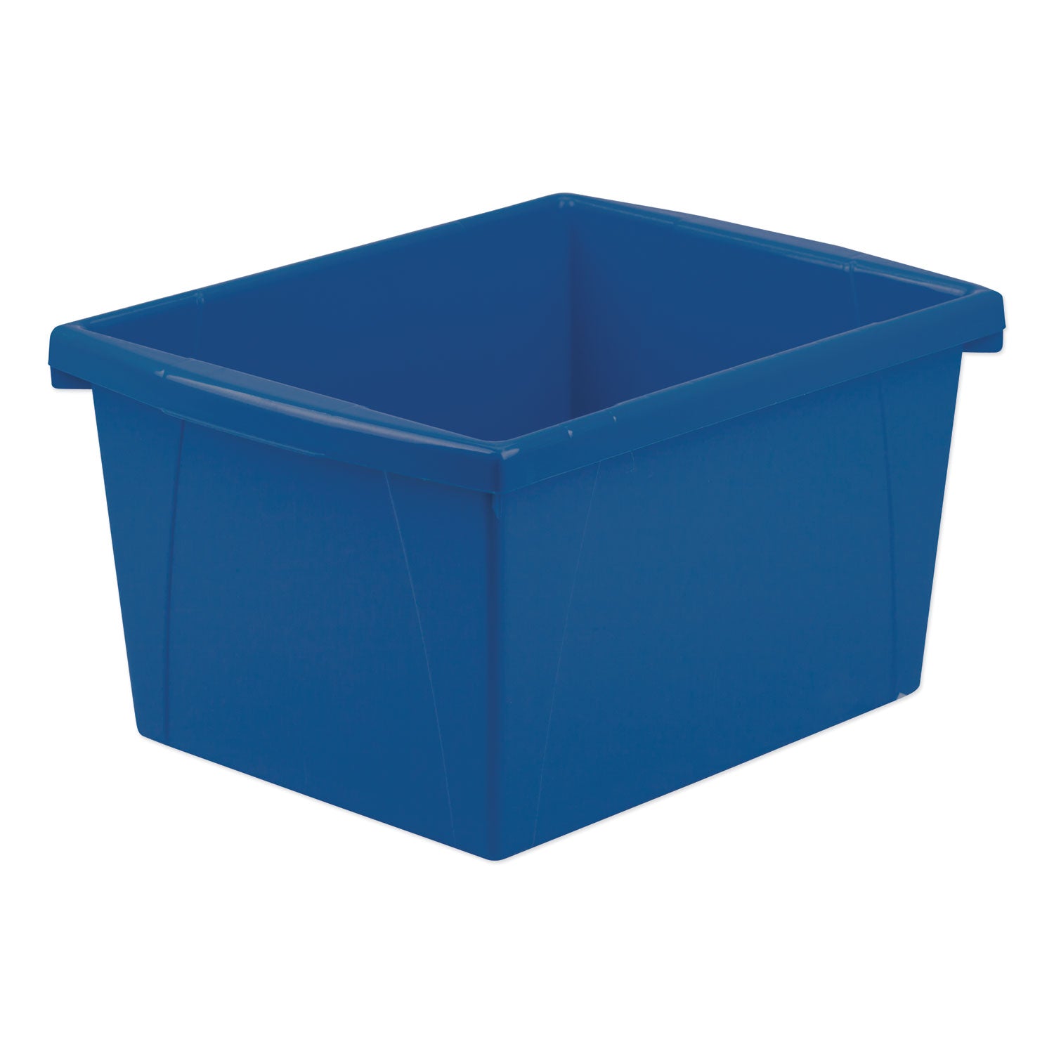 Storage Bins, 4 gal, 10 x 12.63 x 7.75, Randomly Assorted Colors -