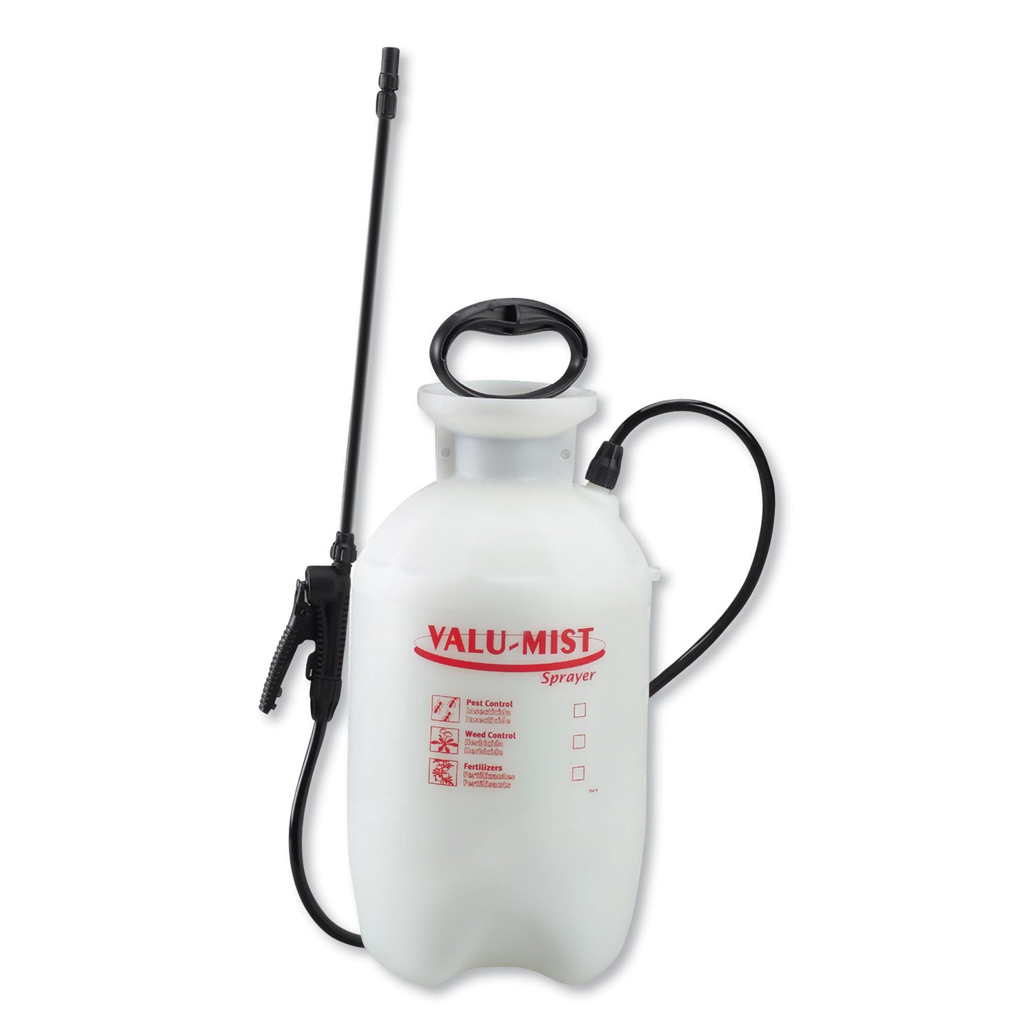 2 Gallon Valu Mist Tank Sprayer, 0.38" x 32" Hose, White - 1