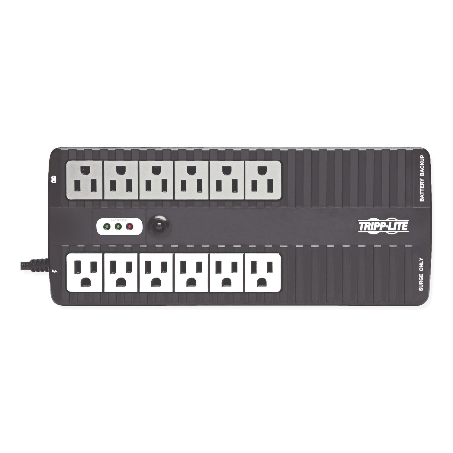 Internet Office Ultra-Compact Desktop Standby UPS, 12 Outlets, 750 VA, 420 J -